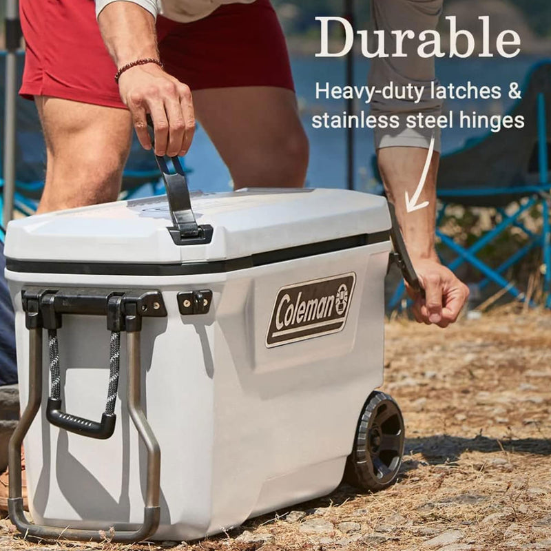 Coleman Convoy Series Ice Chest 65 Quart Cooler with Wheels