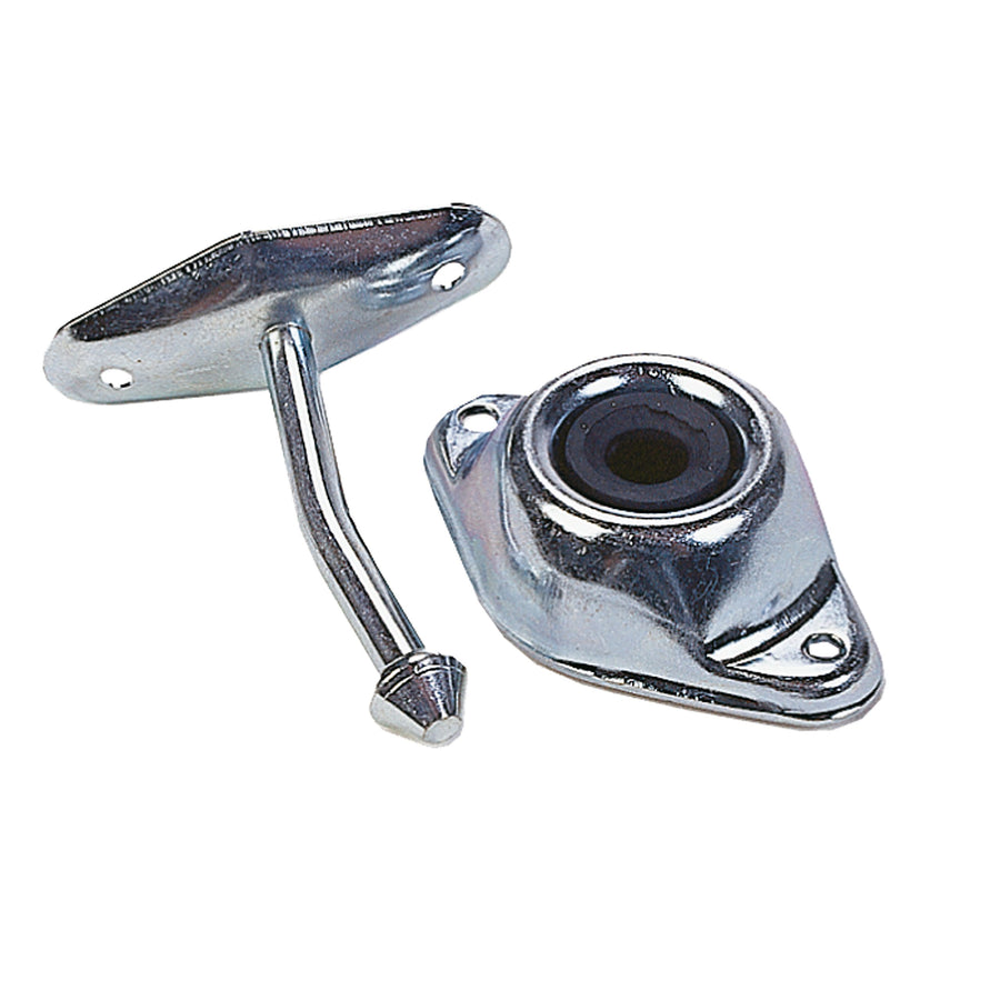 Plunger Door Holder JR Products 10304 - Angled, 3"