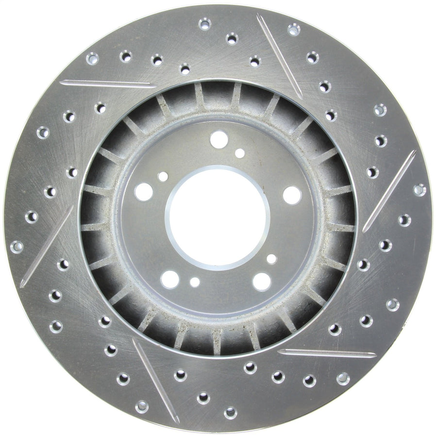 Front Right StopTech 227.40048R Select Sport Drilled and Slotted Brake Rotor