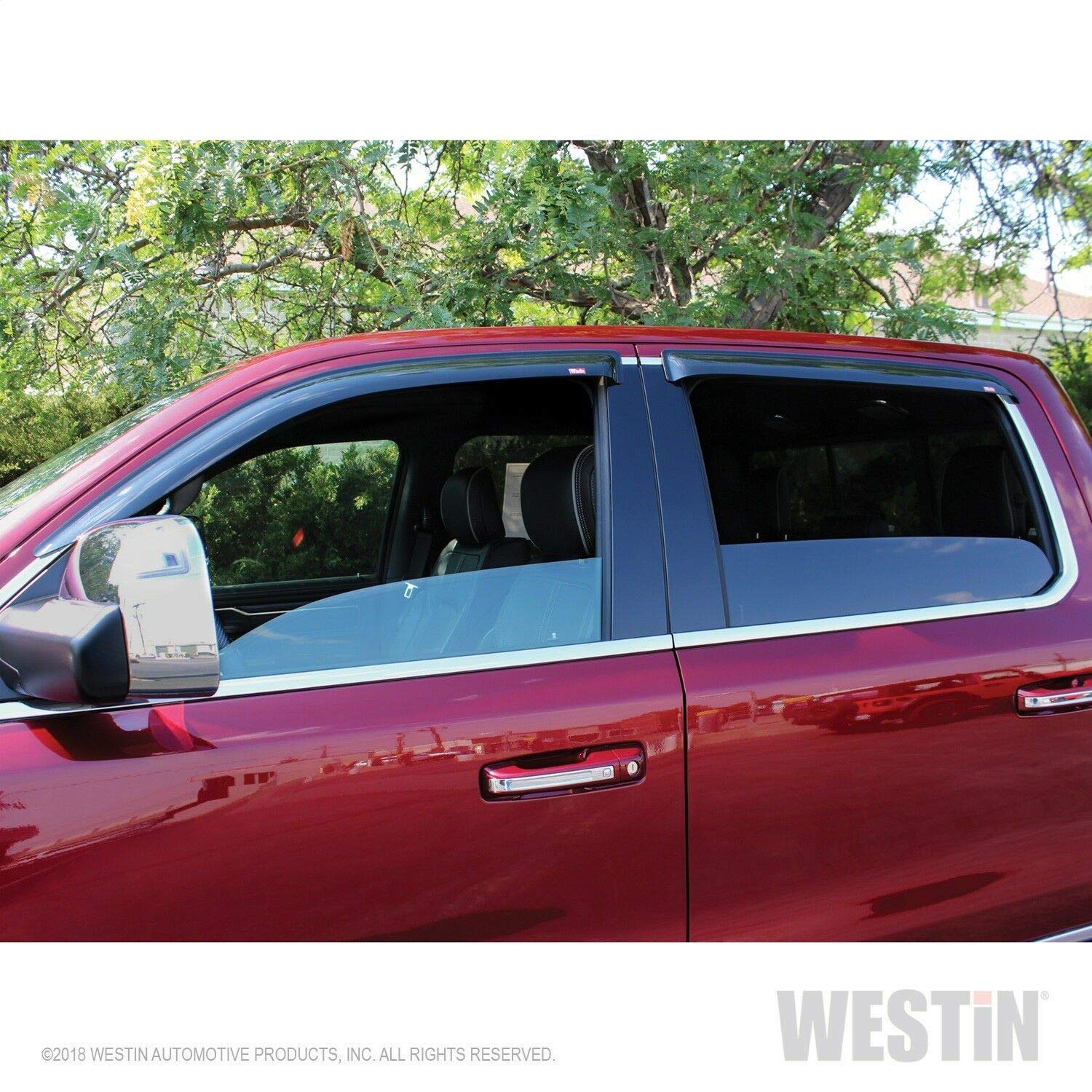 Westin Tape On Wind Deflector 72-35432 4pc fits 2019-2025 Ram 1500 Crew Cab (Exc Ram 1500 Classic)