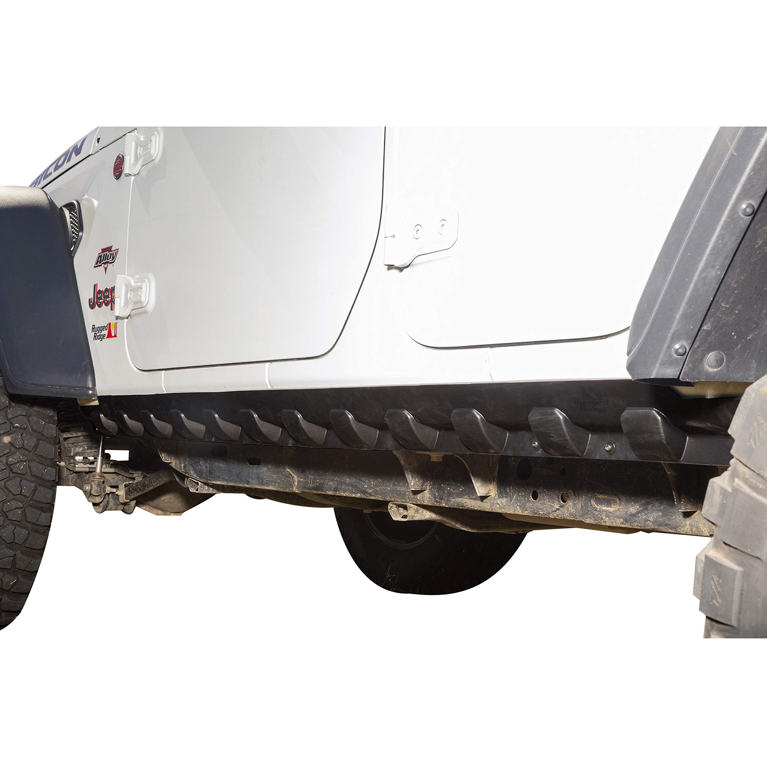Rugged Ridge Body Armor Rocker Guard for Jeep Wrangler JLU | No Drill | 11651.61 | Fits 2018-2025 Jeep Wrangler JLU 4-Door