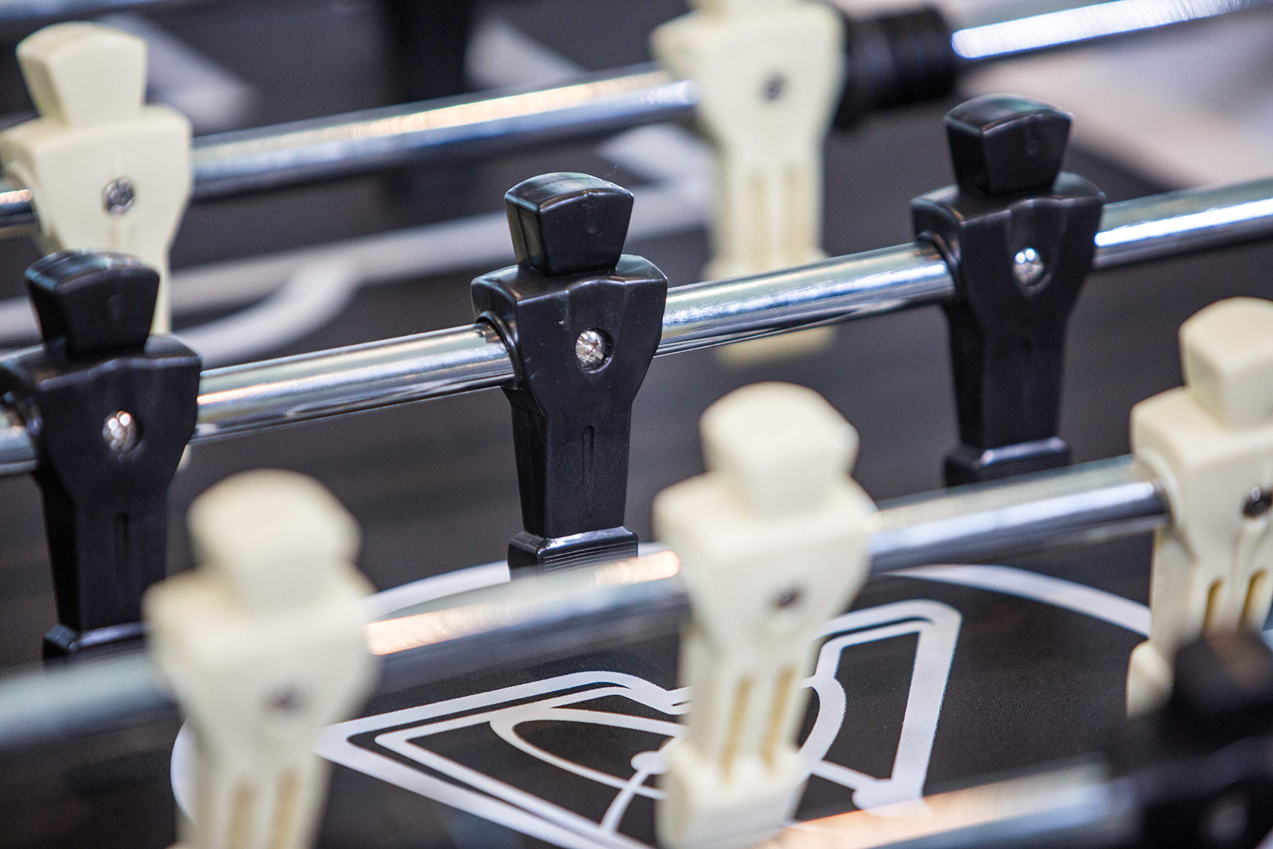 Pro Force Atomic 56" Foosball Table with Internal Ball Return and Ball Entry, Leg Levelers, and Heavy-Duty Legs