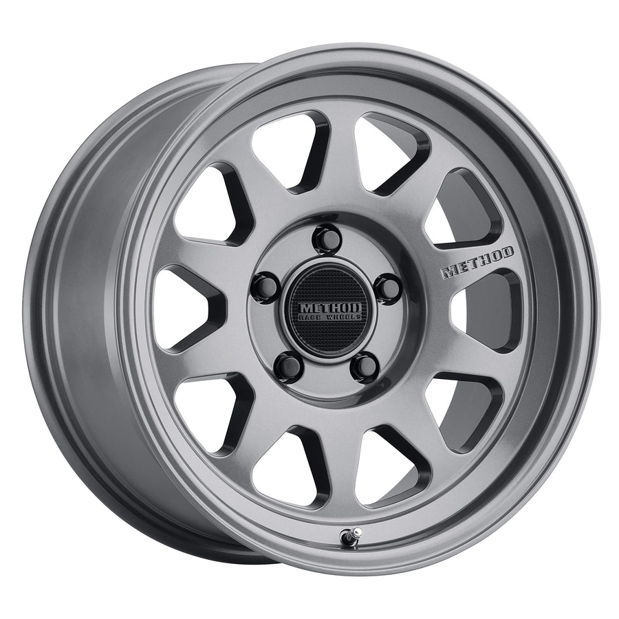 Method Race Wheels 18x9" Gloss Titanium 5x150", 18mm offset 5.75" Backspace, MR31689058818