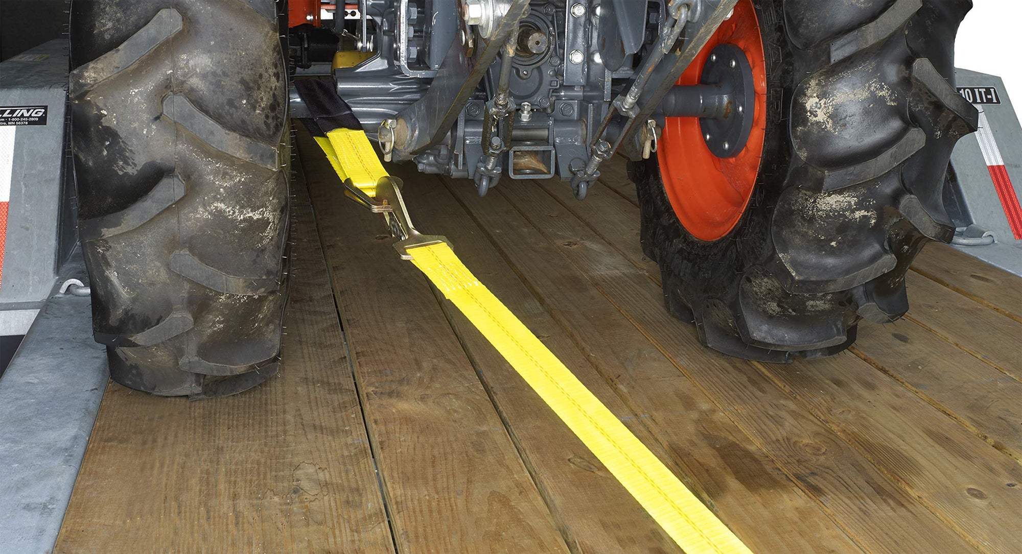 2” x 36” Premium Axle Tie Down Strap with D Rings - Keeper 3,333 lbs. Working Load Limit