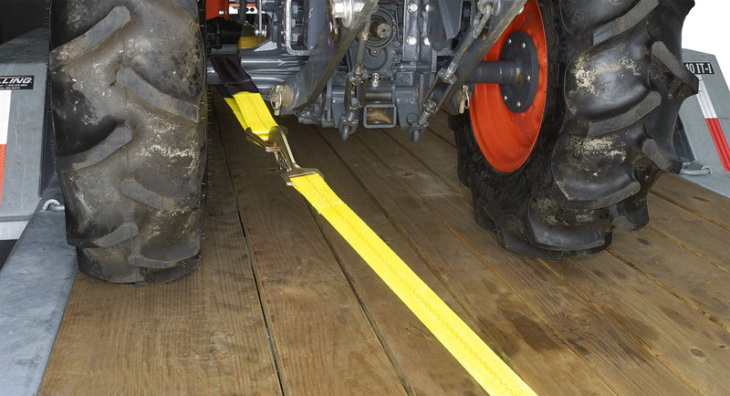 2” x 36” Premium Axle Tie Down Strap with D Rings - Keeper 3,333 lbs. Working Load Limit