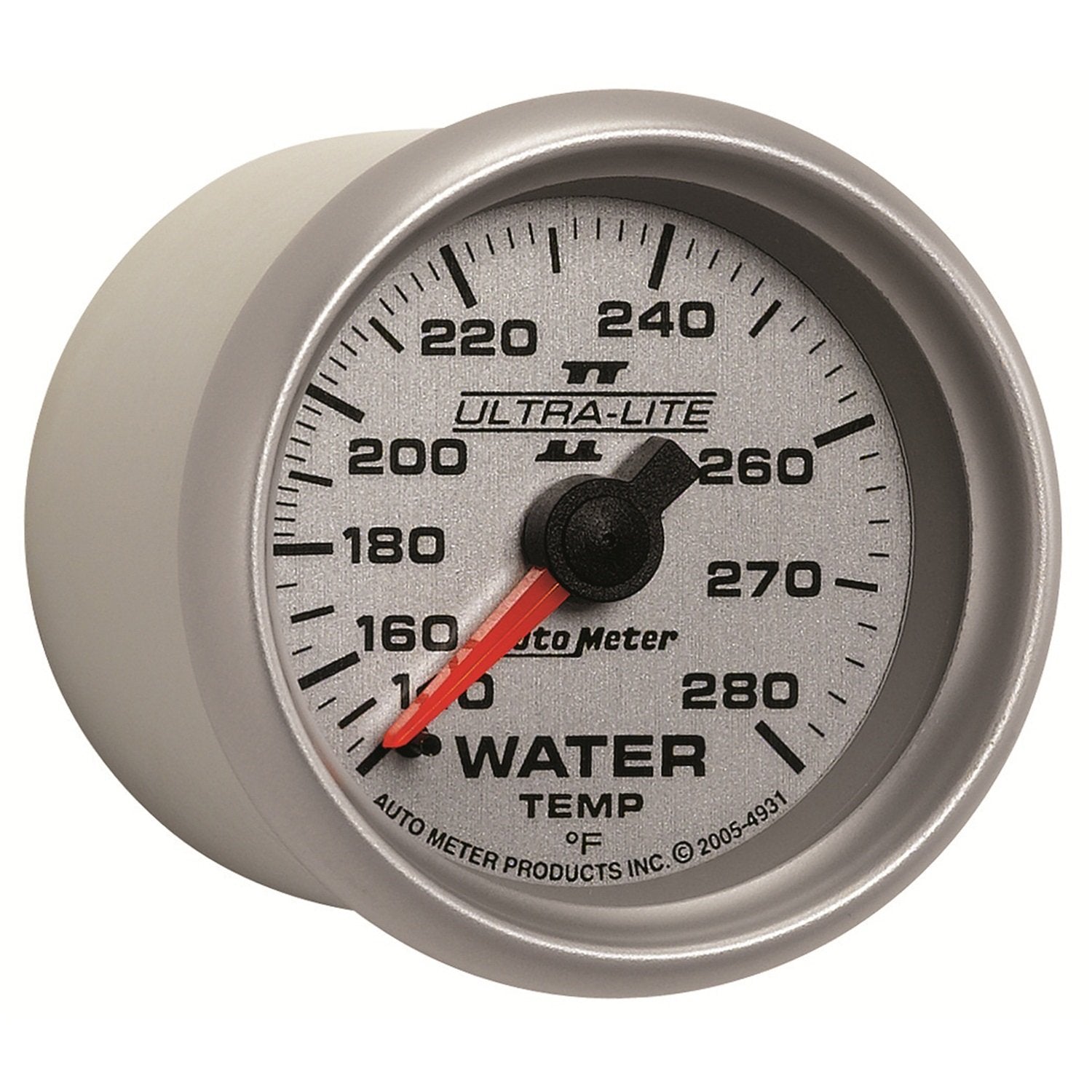 Auto Meter Ultra-Lite II 2-1/16" 140-280 Degree F Mechanical Water Temperature Gauge 4931