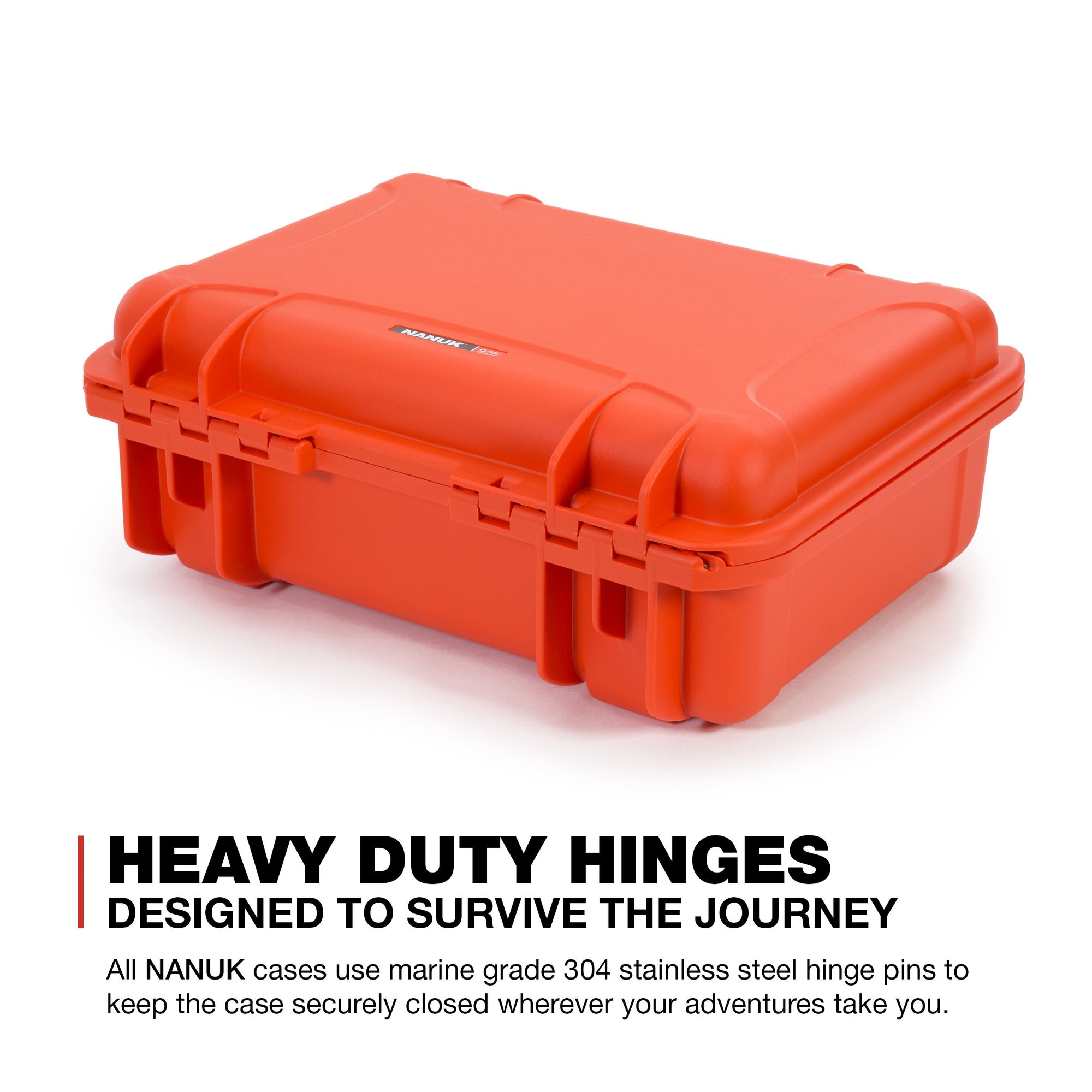 Nanuk Waterproof Hard Case 925 with Foam Insert for DJI Mavic Air 2 + Smart Controller - Orange (925-MAVIA23)