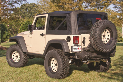 XHD Soft Top, Black, Tinted Windows | Rugged Ridge | 13736.01 | Fits 2007-2009 Jeep Wrangler JK
