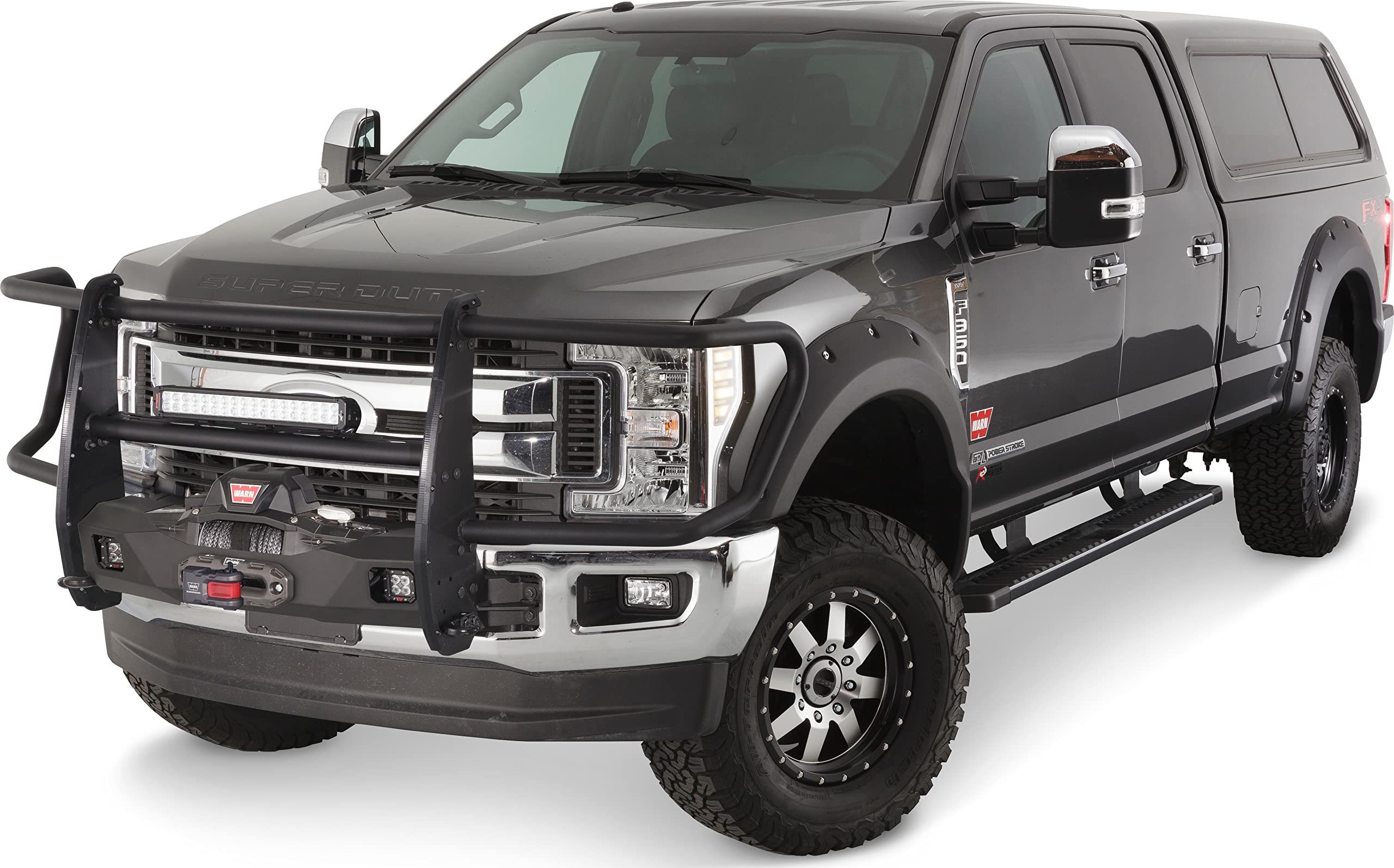 Trans4mer Gen III WARN Winch Mounting Bracket Kit for Large and Mid-Frame Winches, Fits: Ford SD F-250/F-350/F-450/F-550 (2017-2022)