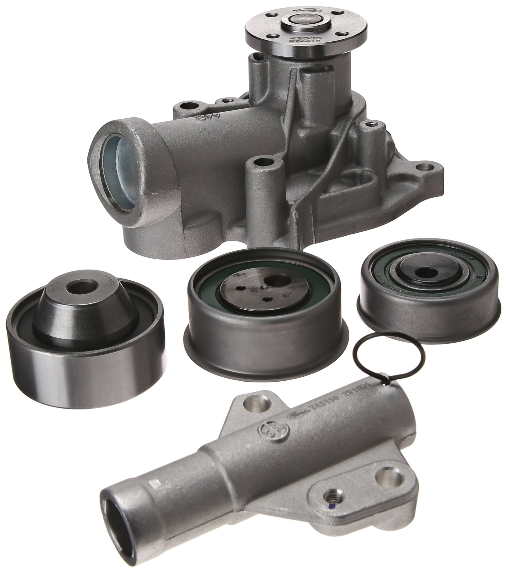 Gates PowerGrip TCKWP340 Premium Timing Belt Component Kit with Water Pump