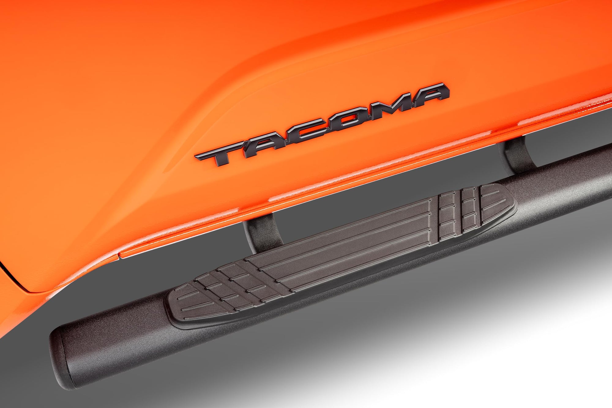 Go Rhino 4" Sidesteps & Brackets OE Xtreme | Cab Length, Galvanized Steel, Textured Black | 684443280T | Fits 2024 Toyota Tacoma Double Cab