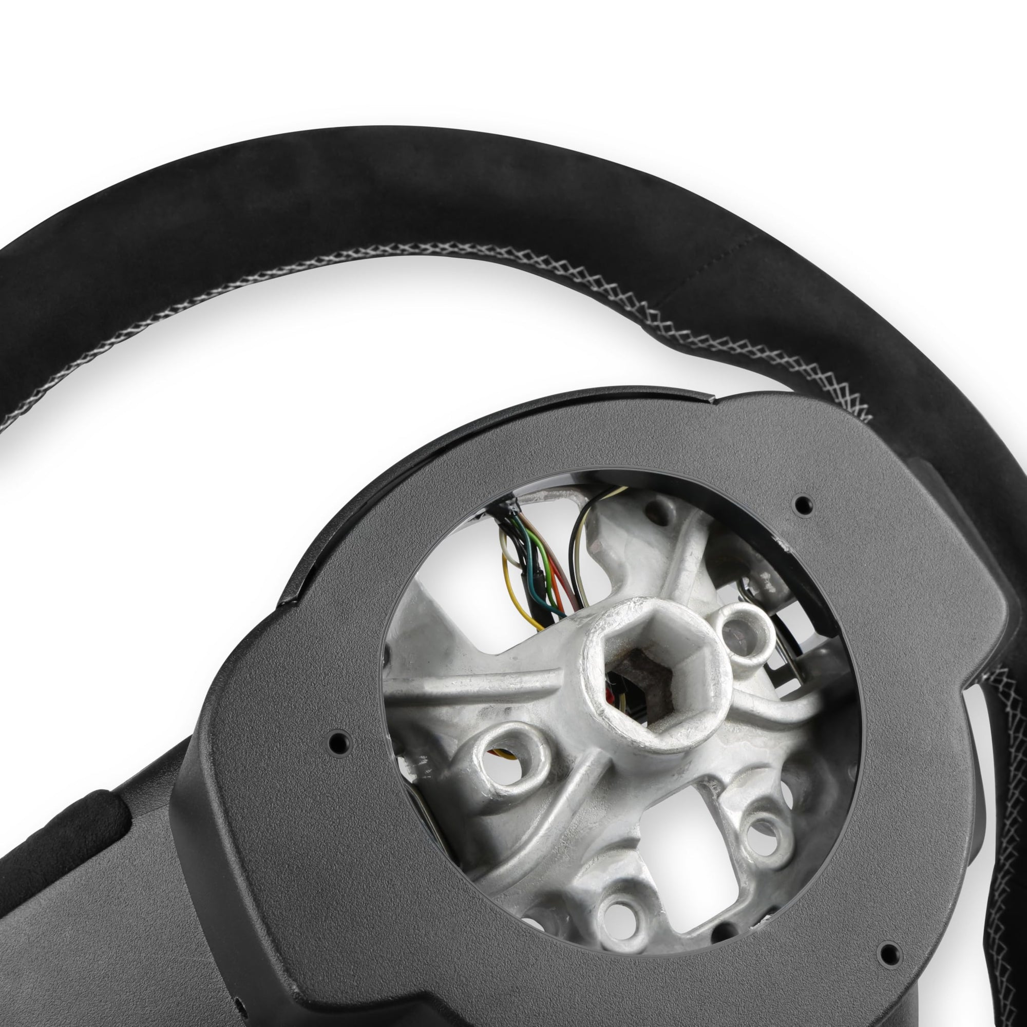 Steering Wheel Rekudo RK950-06 - Synthetic Suede Wrapped