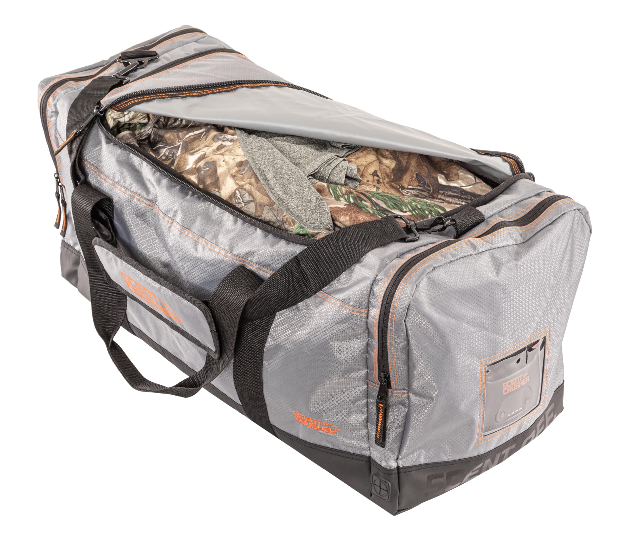 Gear Duffle Bag Scent Crusher, Eliminates Odors carbon/silver lined scent control