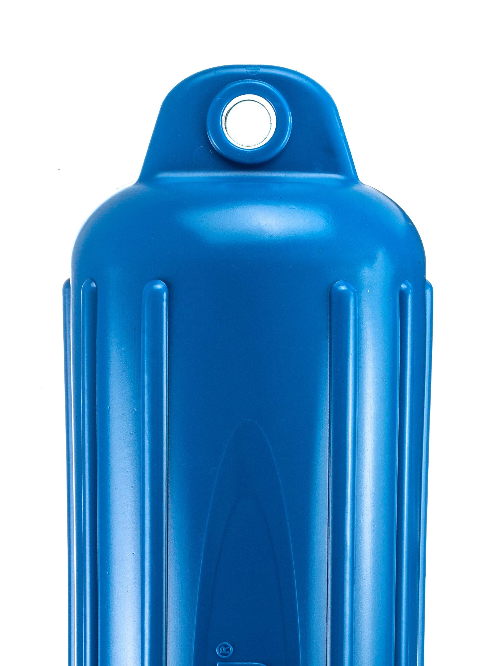 Softside Attwood UV-Resistant Marine Oval Boat Fender, Blue, 6-Inch x 24-Inch, One Size