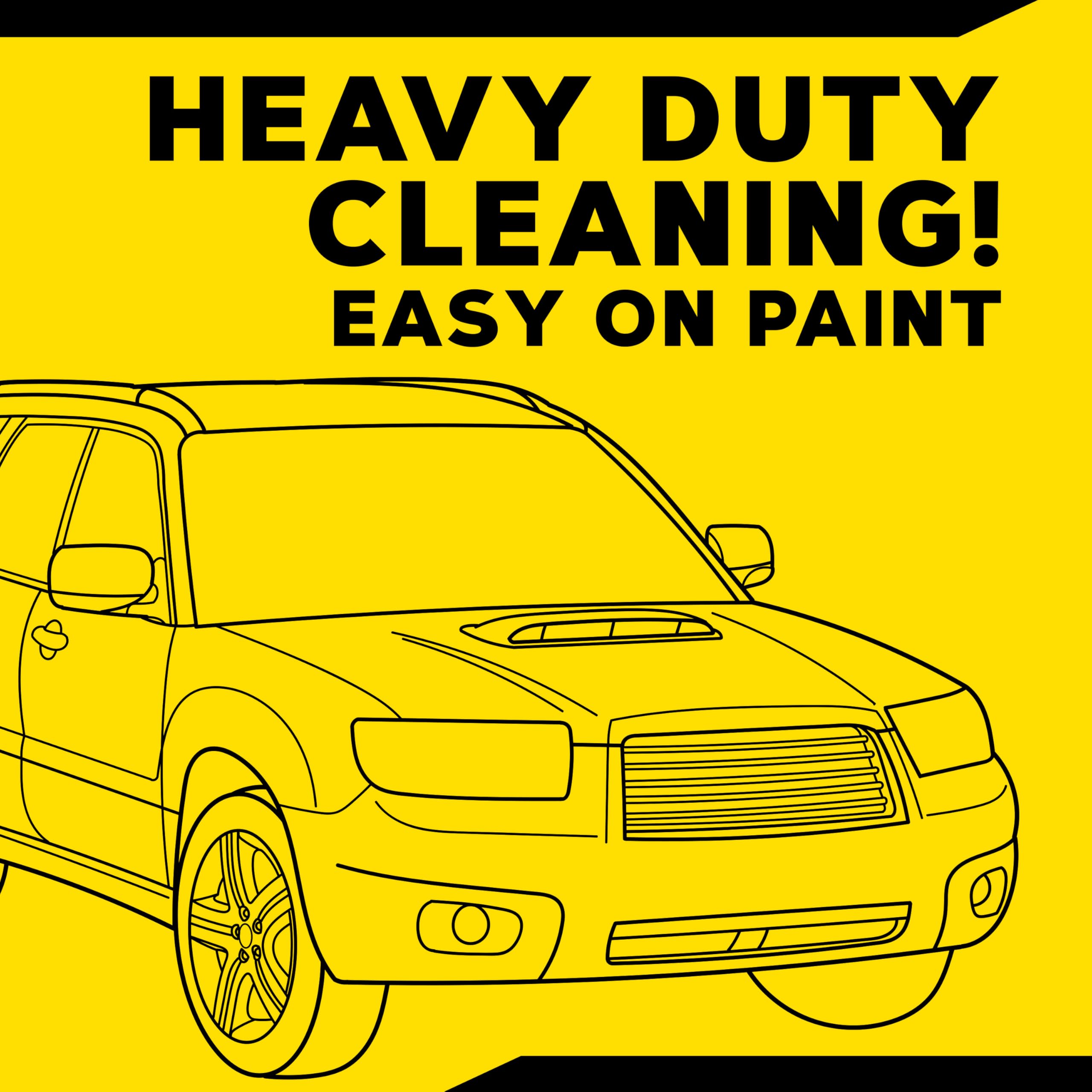 Heavy Duty Meguiar's Bug & Tar Remover, Quick Bug and Tar Remover Spray for Detailing, Pro Strength Clear Coat Safe Technology with Powerful Foaming Action to Loosen Stuck Bugs, 15 Oz