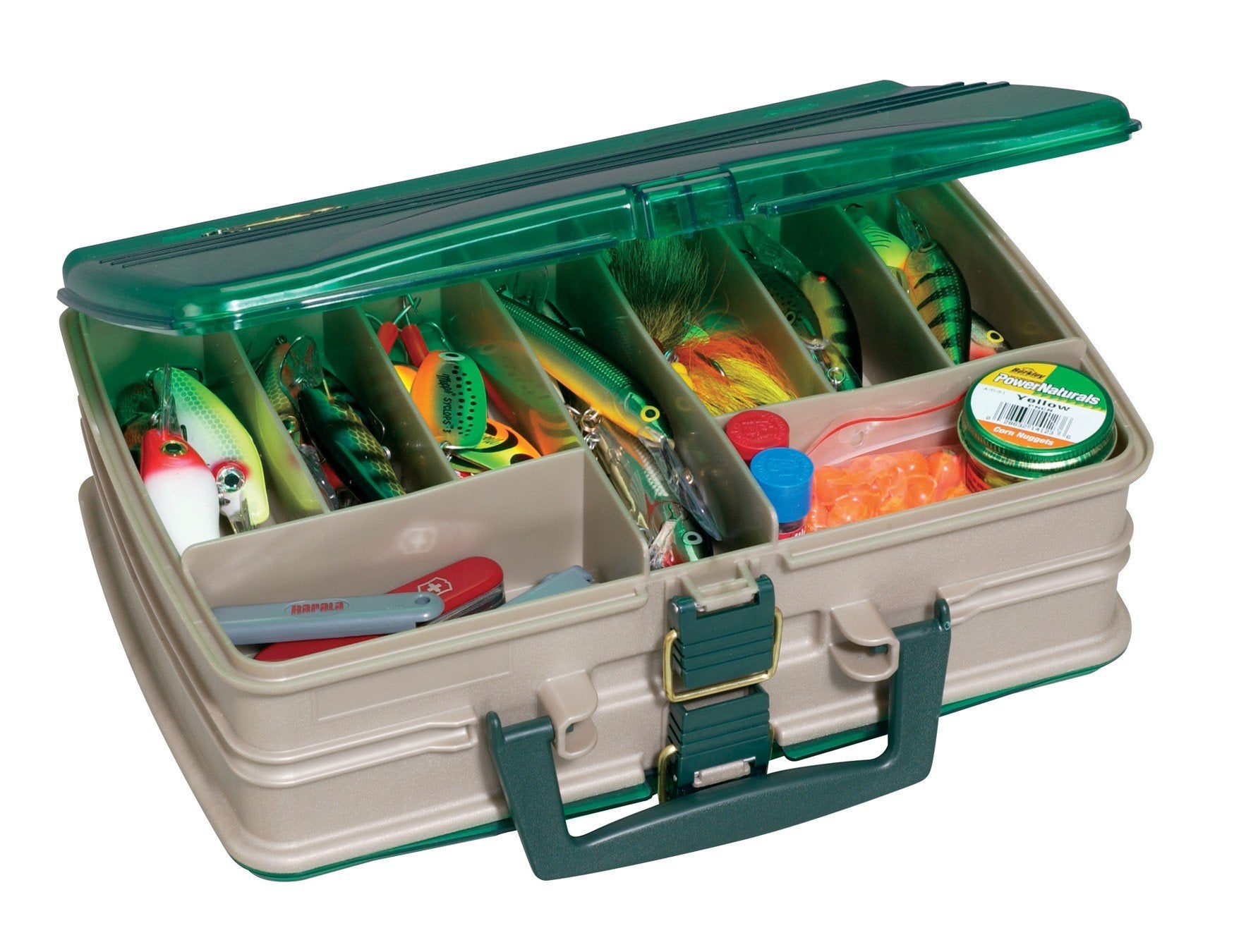 Plano Satchel Double Sided, Sandstone & Green, one Size (112000)