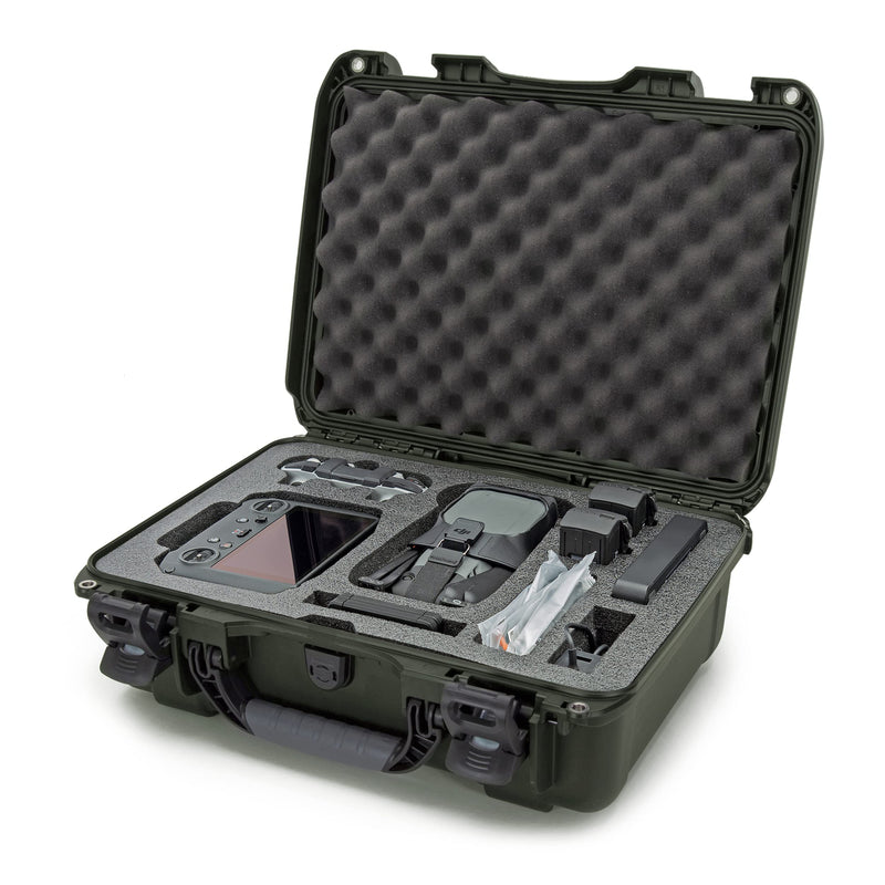 925 Nanuk Waterproof Case with Foam Insert for DJI Mavic 3 Fly More/Cine Premium Combo, Olive