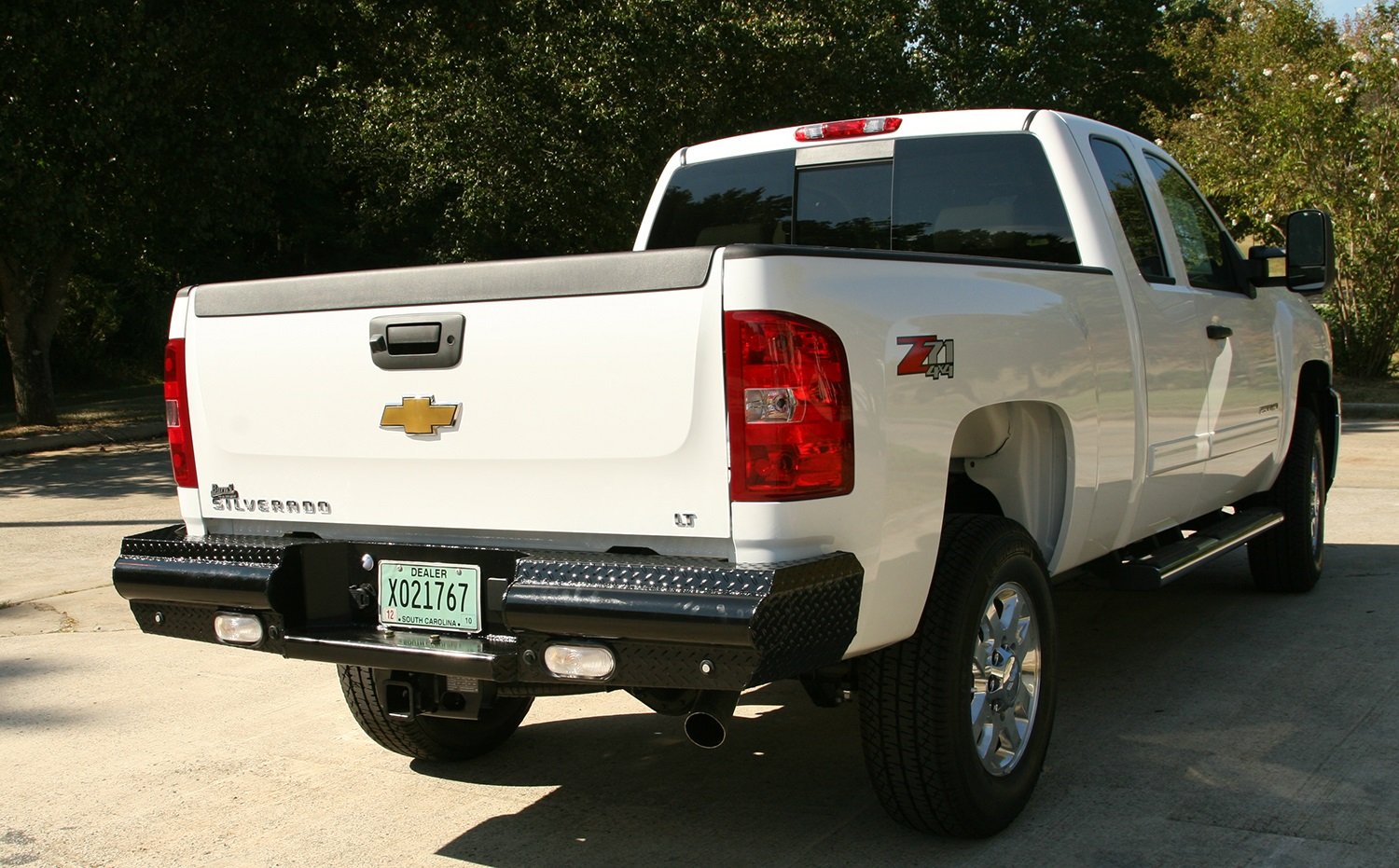 Black Steel Fab Fours Rear Bumper CH08T14501