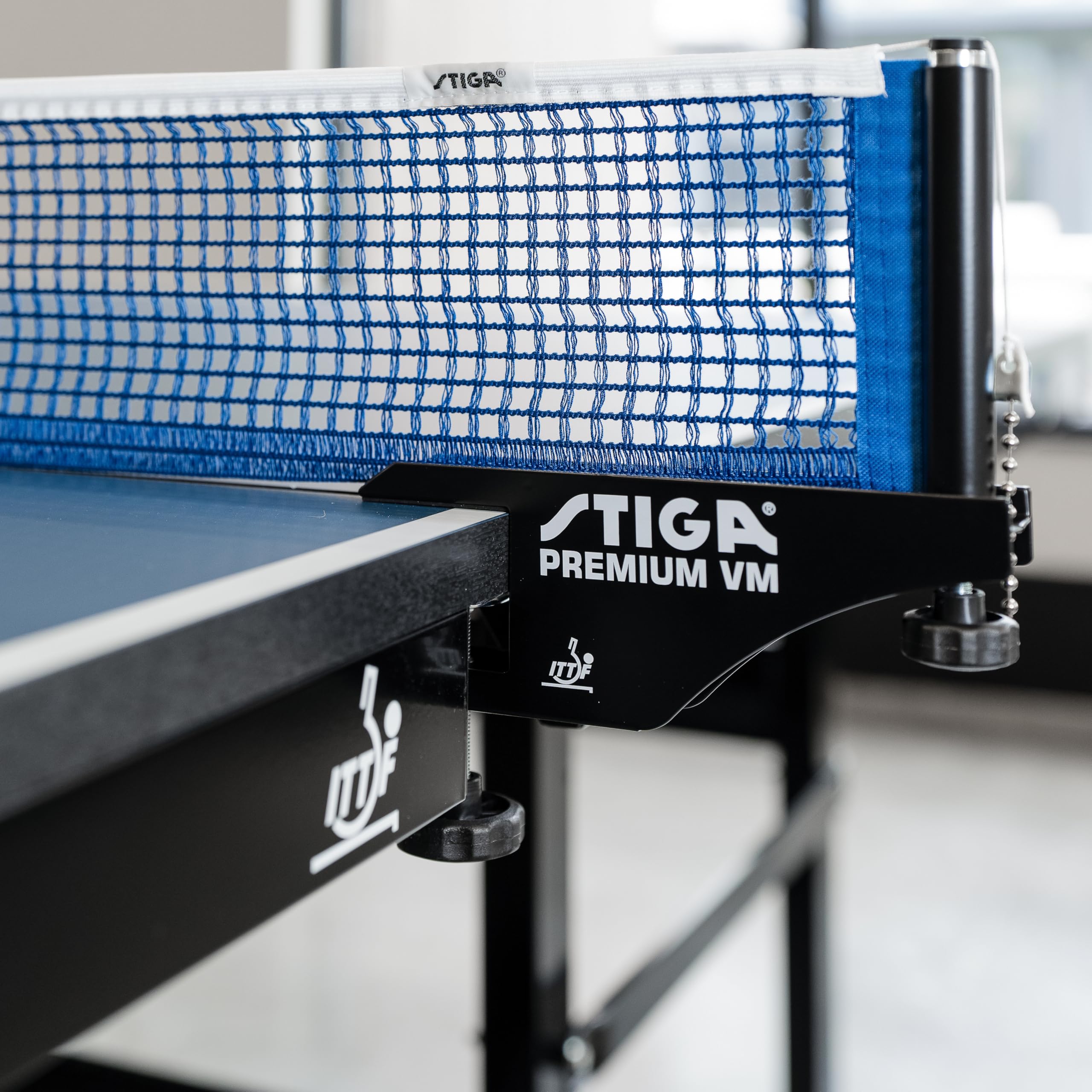 STIGA Compact Premium ITTF Approved Tennis Table – Folds to Minimal Storage Dimensions and Comes Fully Assembled