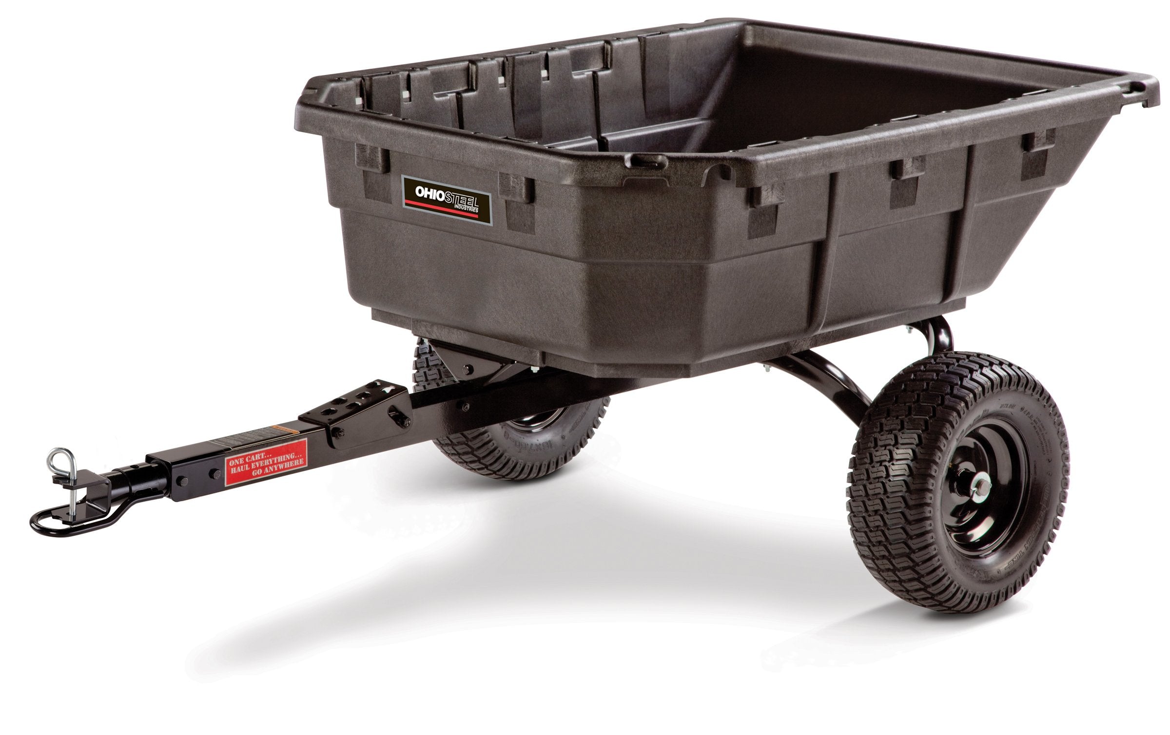 Poly Swivel Hybrid Dump Cart Ohio Steel 4048P-HYB, 15 cu.ft., 1250 lb Load Capacity