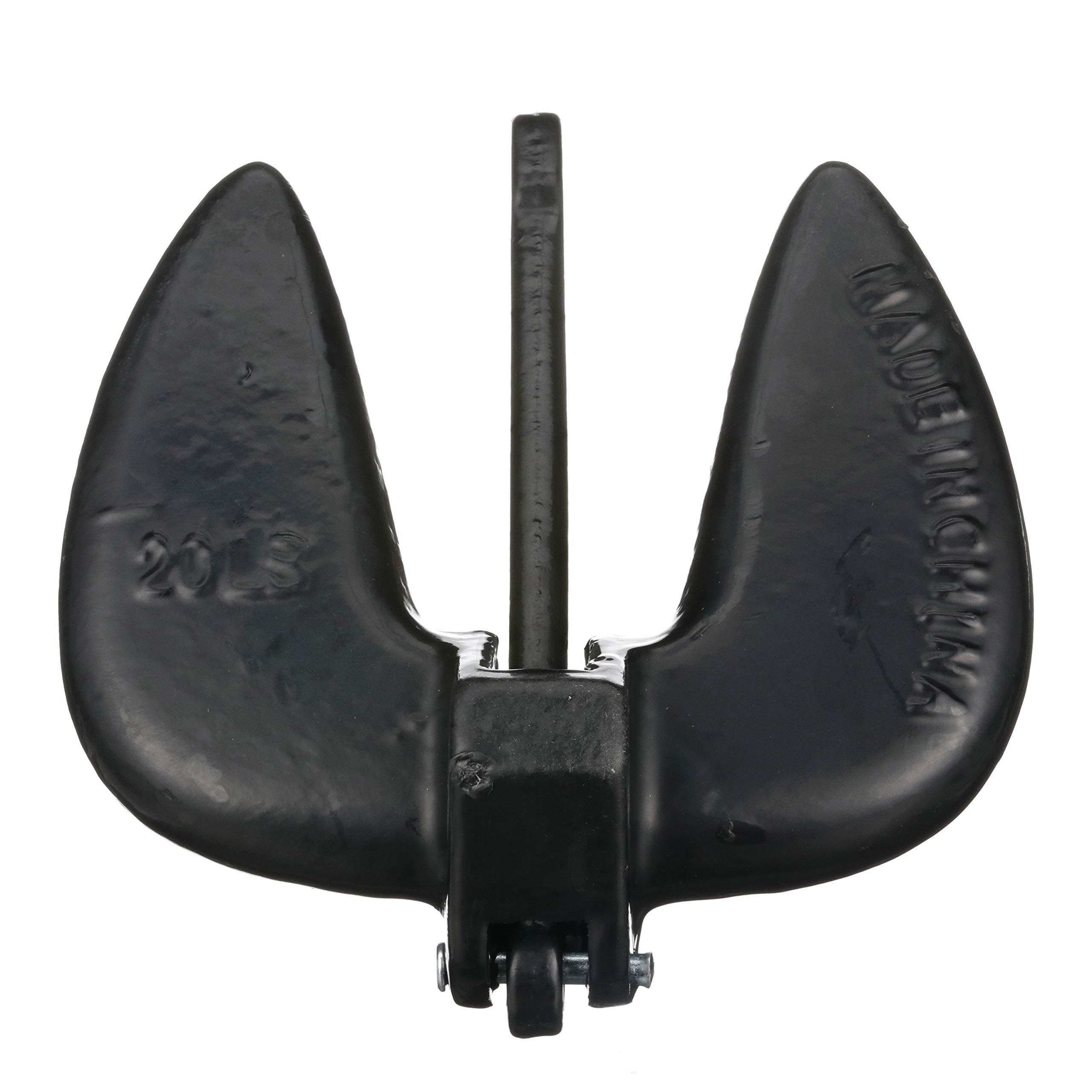 20-Pound Attwood Aluminum Navy-Style Anchor - Black