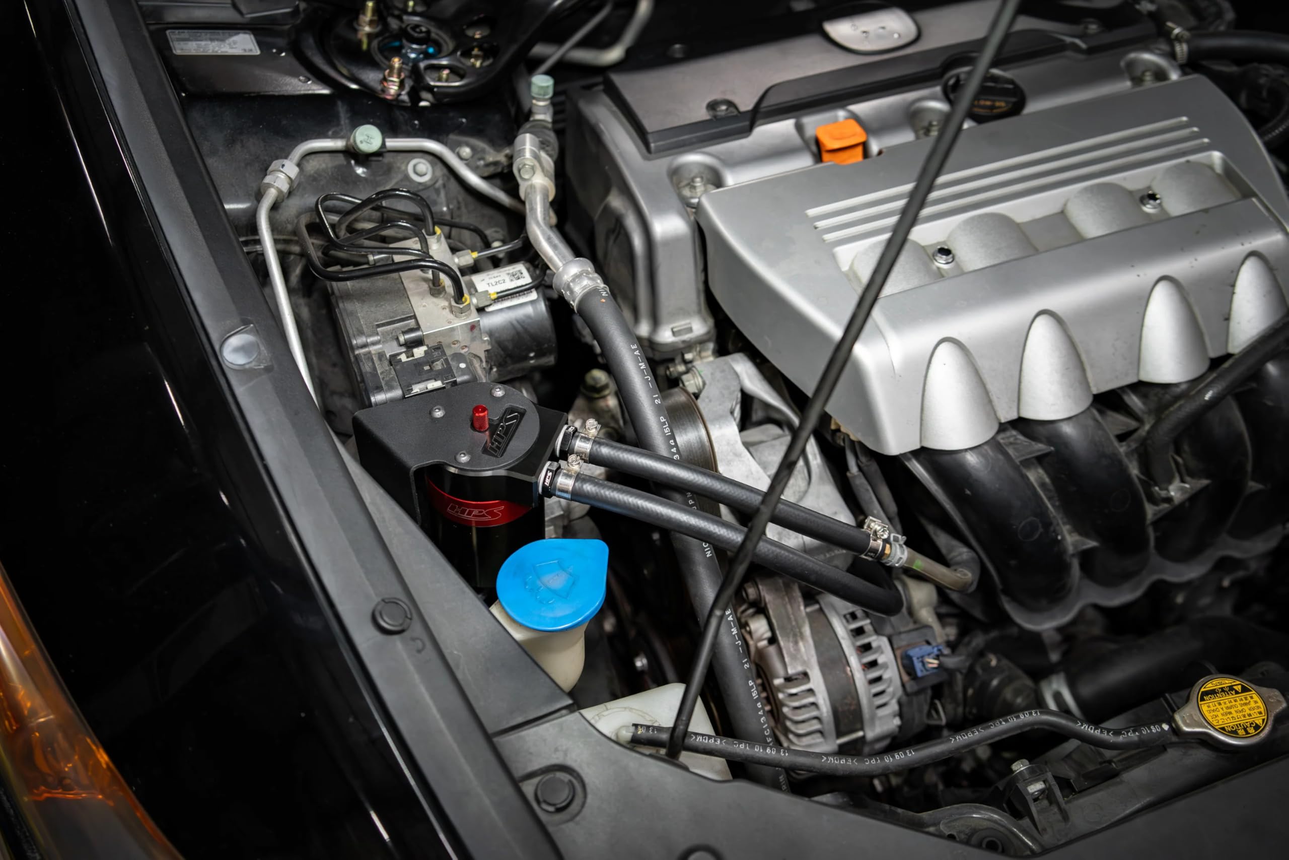 Compatible HPS Aluminum Oil Catch Can Kit for 2009-2014 Acura TSX 2.4L, 860-013