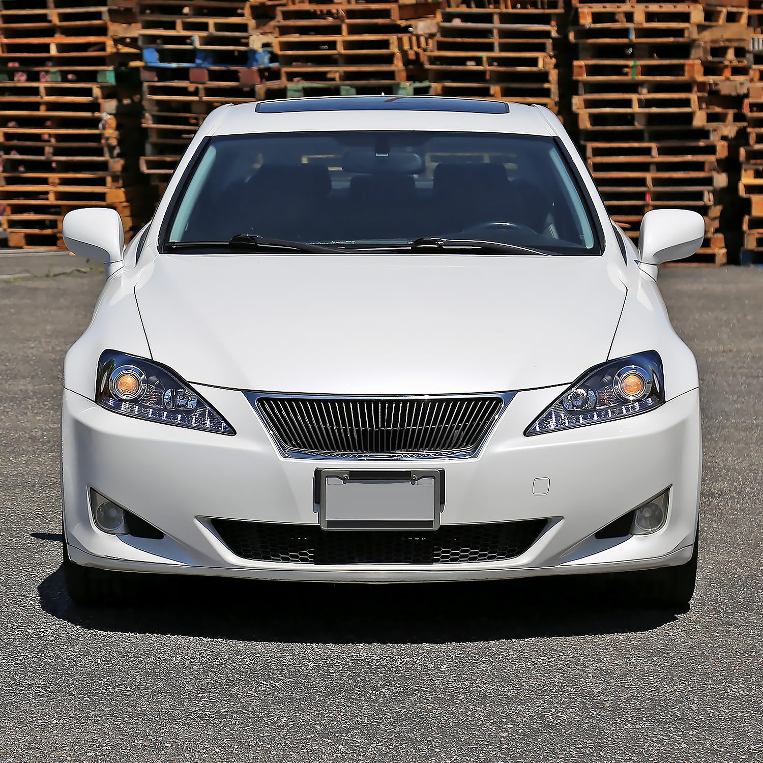 Black Projector Headlights SPEC-D TUNING w/Sequential LED Signal Compatible with 2006-2010 Lexus IS250 IS350, Left + Right Pair Headlamps Assembly