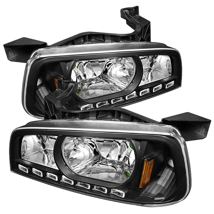 LED Crystal Headlights Xtune (HD-ON-DCH05-1PC-LED-BK)