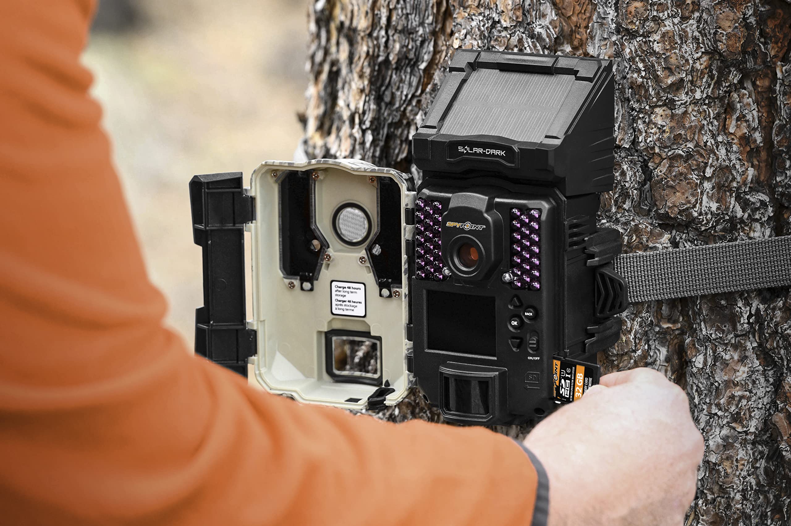 Micro SD Memory Card SPYPOINT 32GB Trail for Cameras | Adapter Media Storage for Trail and Game Cameras Designed | Used in Hunting and Trail Cams (Class 10 Speed)