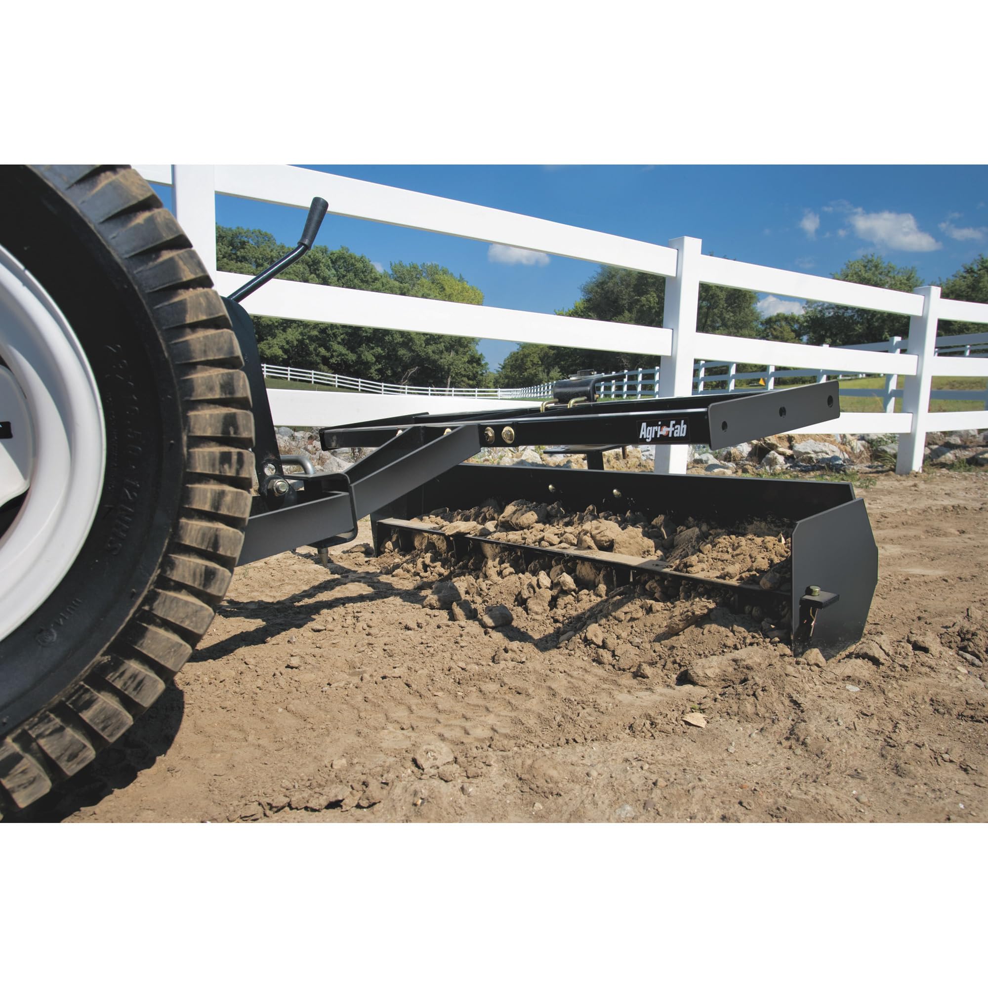 Ground-Engaging Attachment Agri-Fab 45-0265 Scraper Box, Black Hitch