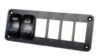 Rocker Switch Mounting Panel Race Sport RS6PRS for 6 Aluminum Switches