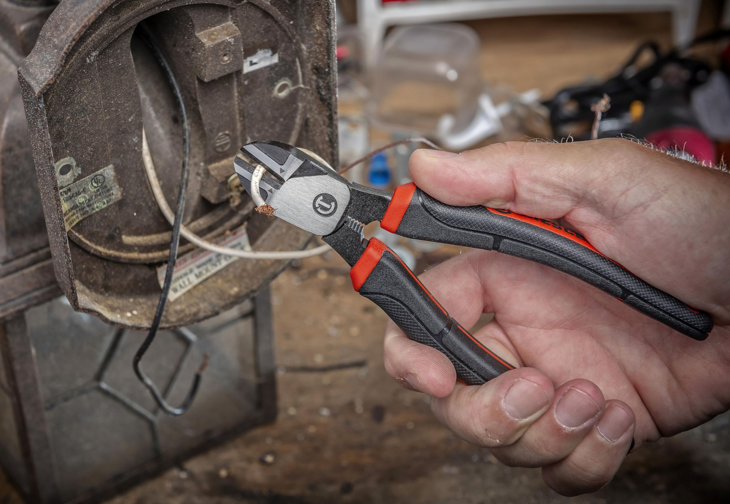 Crescent Z2 V-Jaw K9 Dual Material Tongue & Groove Pliers - Home Improvement, Mechanic, Plumbing & Repair Hand Tool - 8" - RTZ28CGV