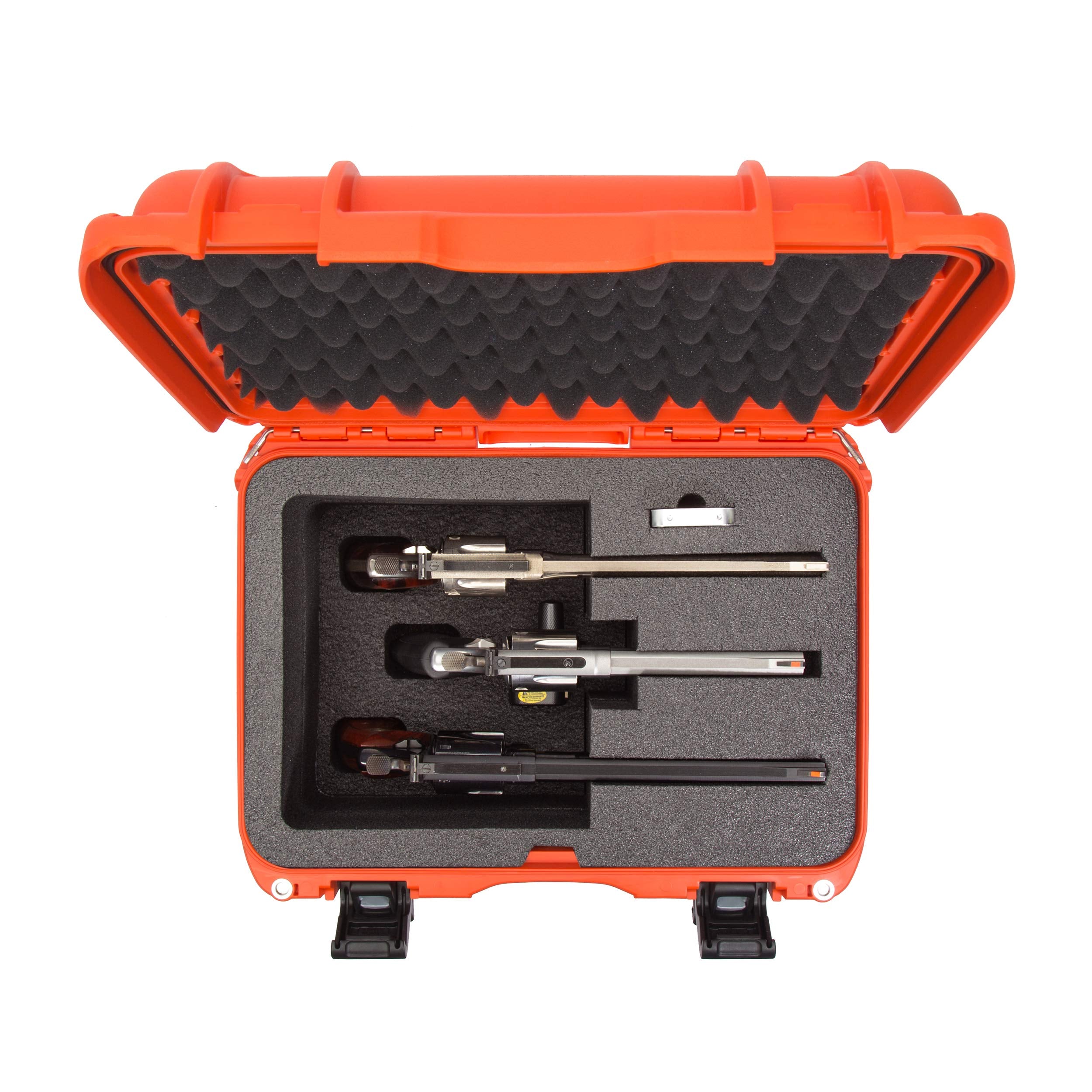 950 Nanuk Waterproof Hard Case for Pistols 15UP w/Wheels - Orange