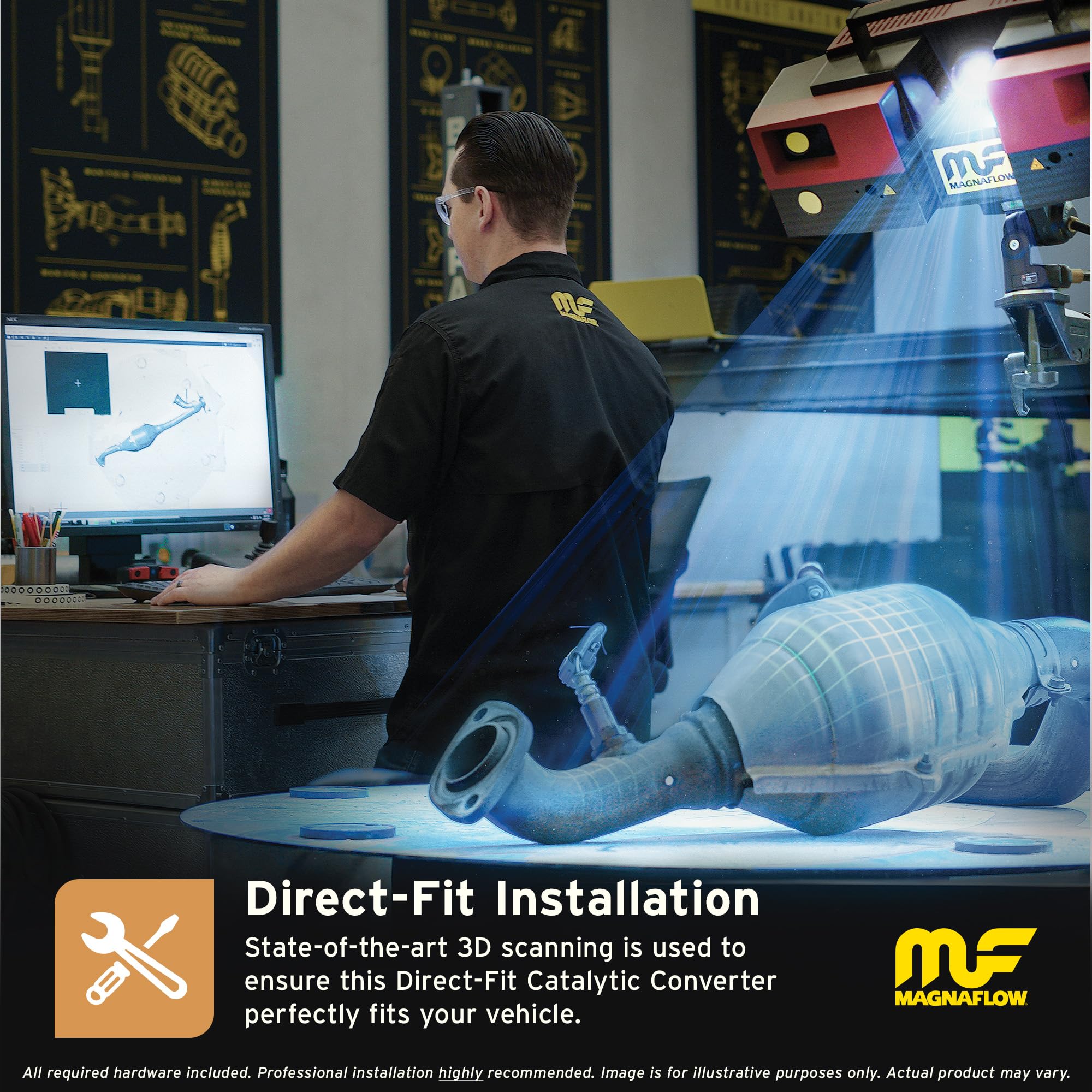 Direct Fit MagnaFlow 52298 Catalytic Converter