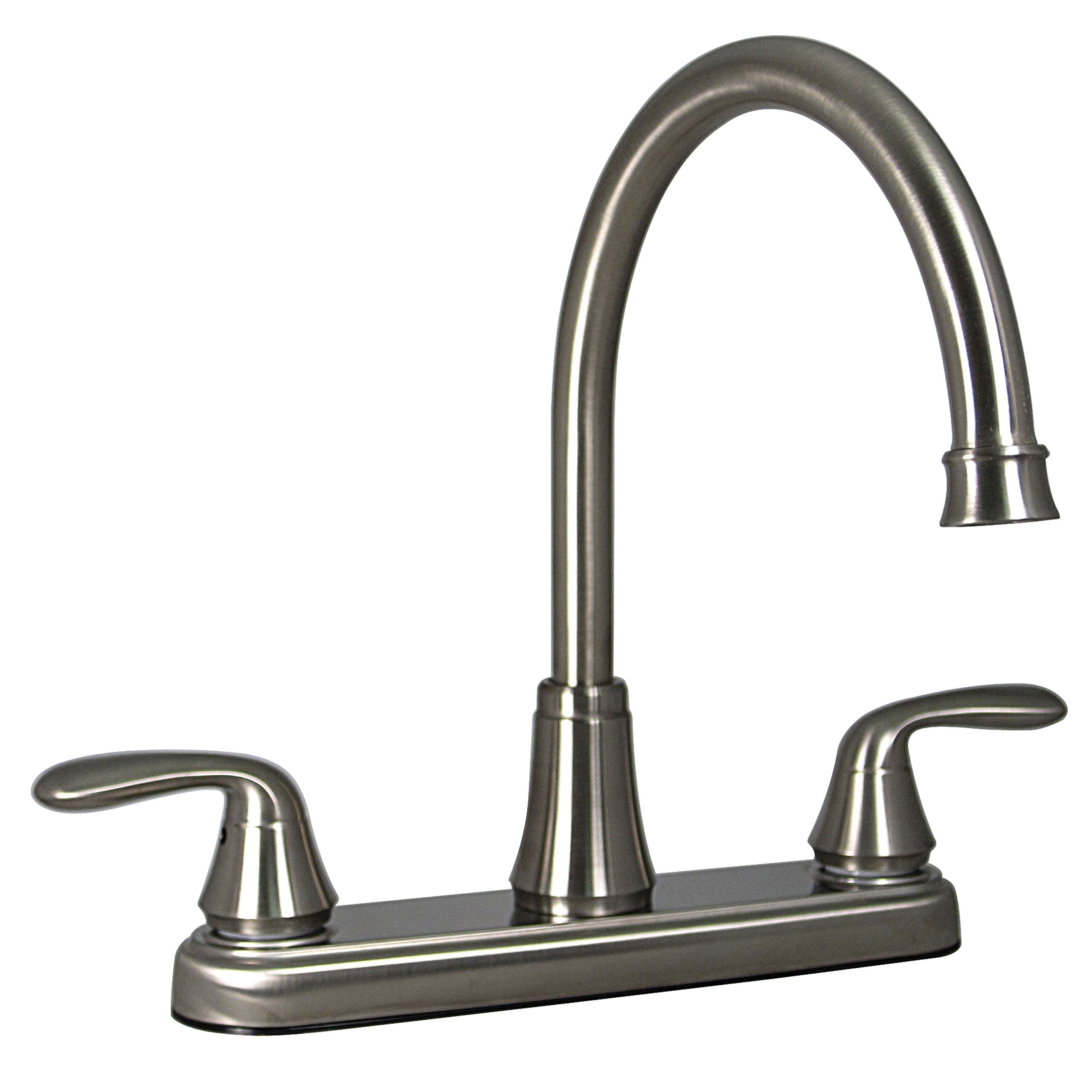 Phoenix Faucets VITAL LIFE PF231402 Two-Handle 8" Hybrid Kitchen Faucet with High-Arc Spout - Brushed Nickel