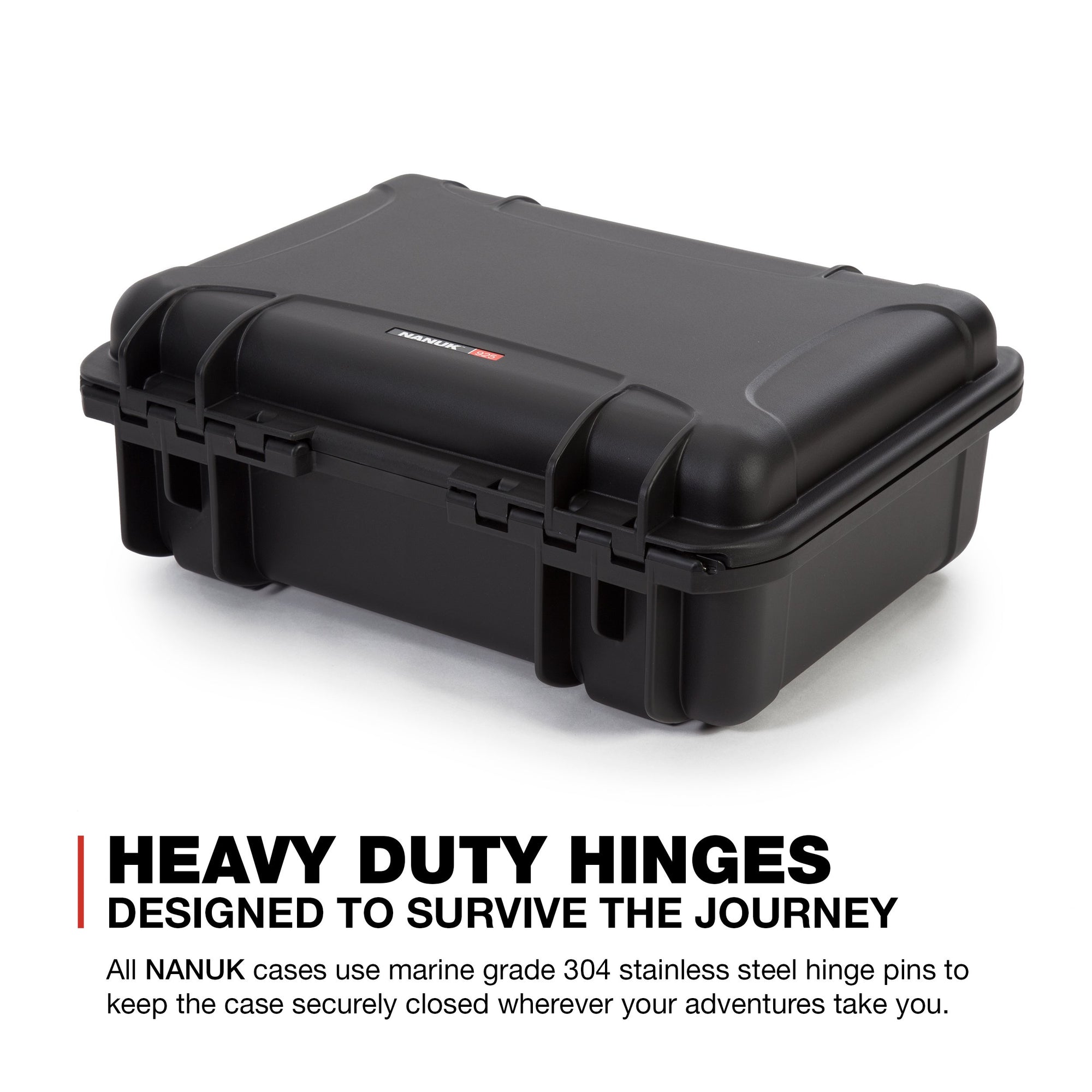 Nanuk Waterproof Hard Case 925 with Foam Insert for DJI Mavic Air 2 + Smart Controller - Black (925-MAVIA21)