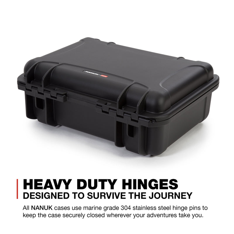 Nanuk Waterproof Hard Case 925 with Foam Insert for DJI Mavic Air 2 + Smart Controller - Black (925-MAVIA21)
