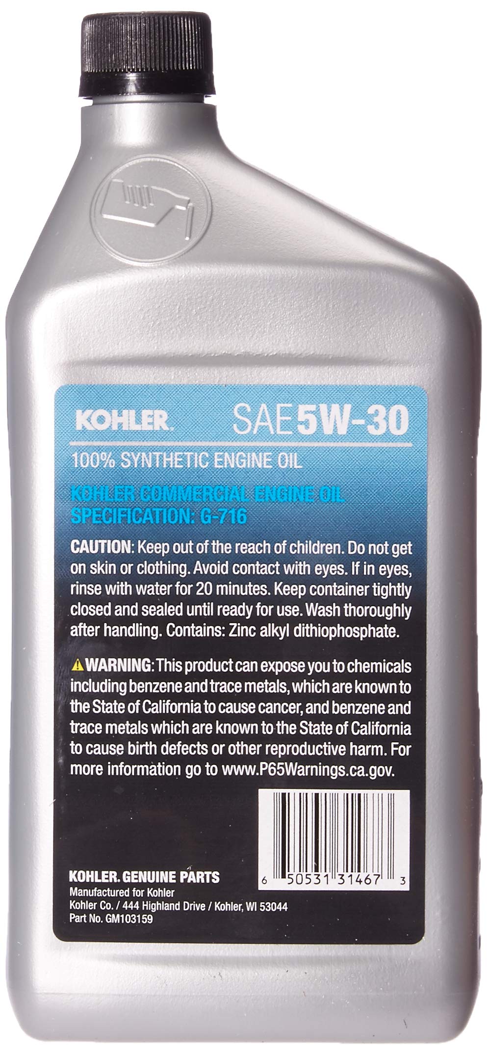 Kohler GM62346-SKP1-QS For Maintenance Kit 12/14 Kw Residential Generators