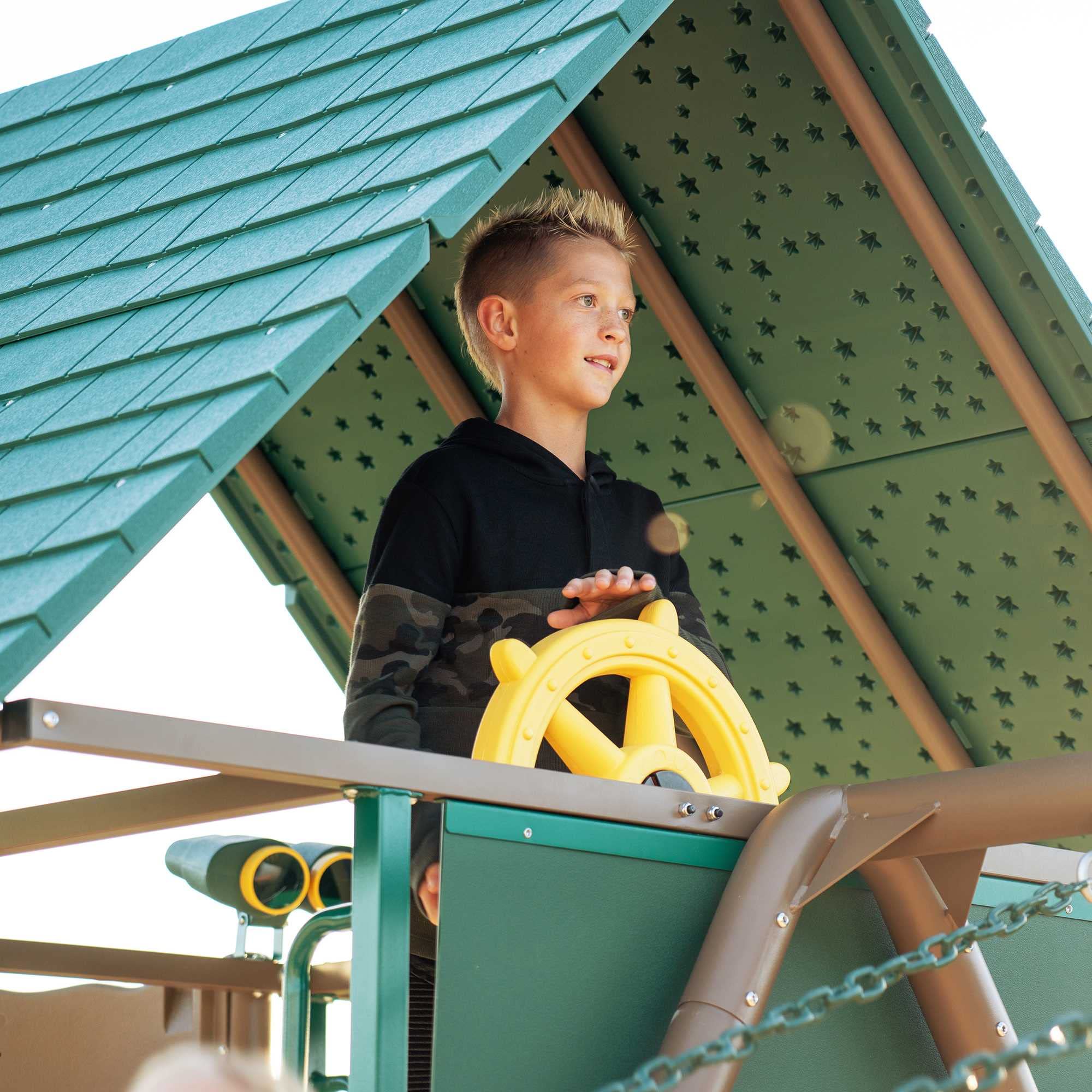 Big Stuff Lifetime Swing Set, Earthtone 91069