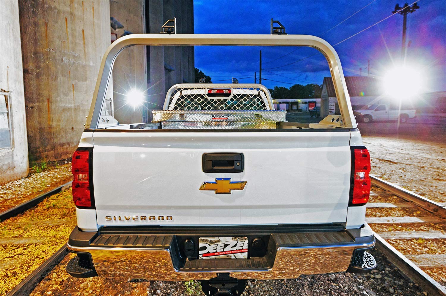 Dee Zee Rear DZ95054R Silver Aluminum Truck Rack