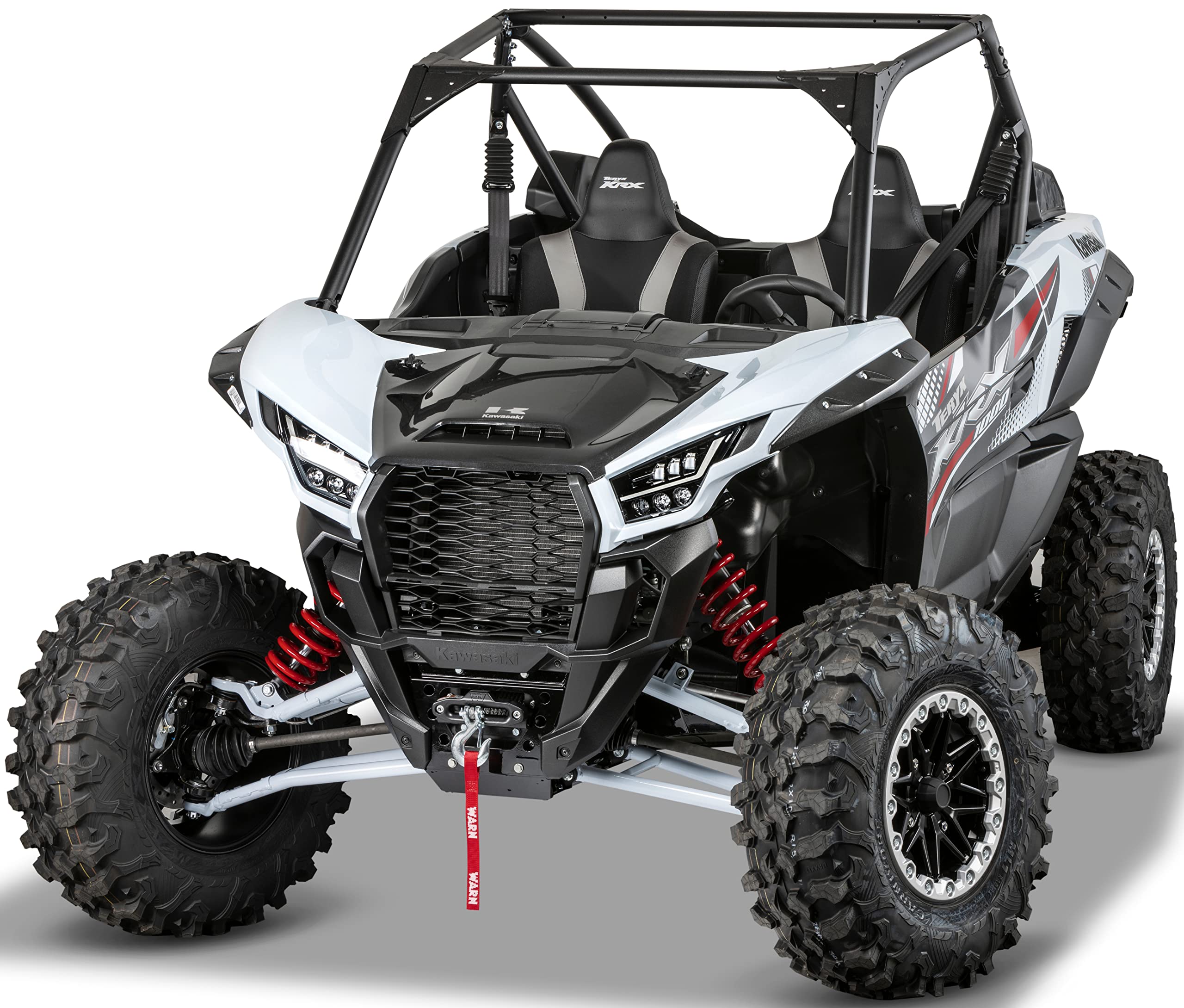 102102 WARN Winch Mounting Kit, Fits: Kawasaki Teryx KRX1000 ATV/UTV (2020-2021), Black