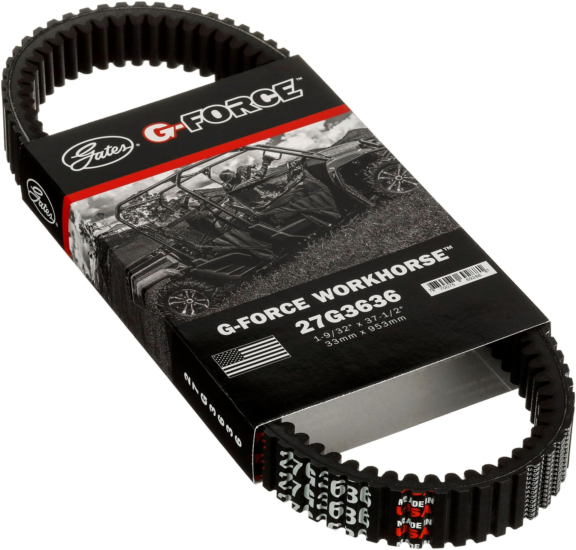 G-Force Gates 27G3636 WorkHorse Continuously Variable Transmission (CVT) Belt