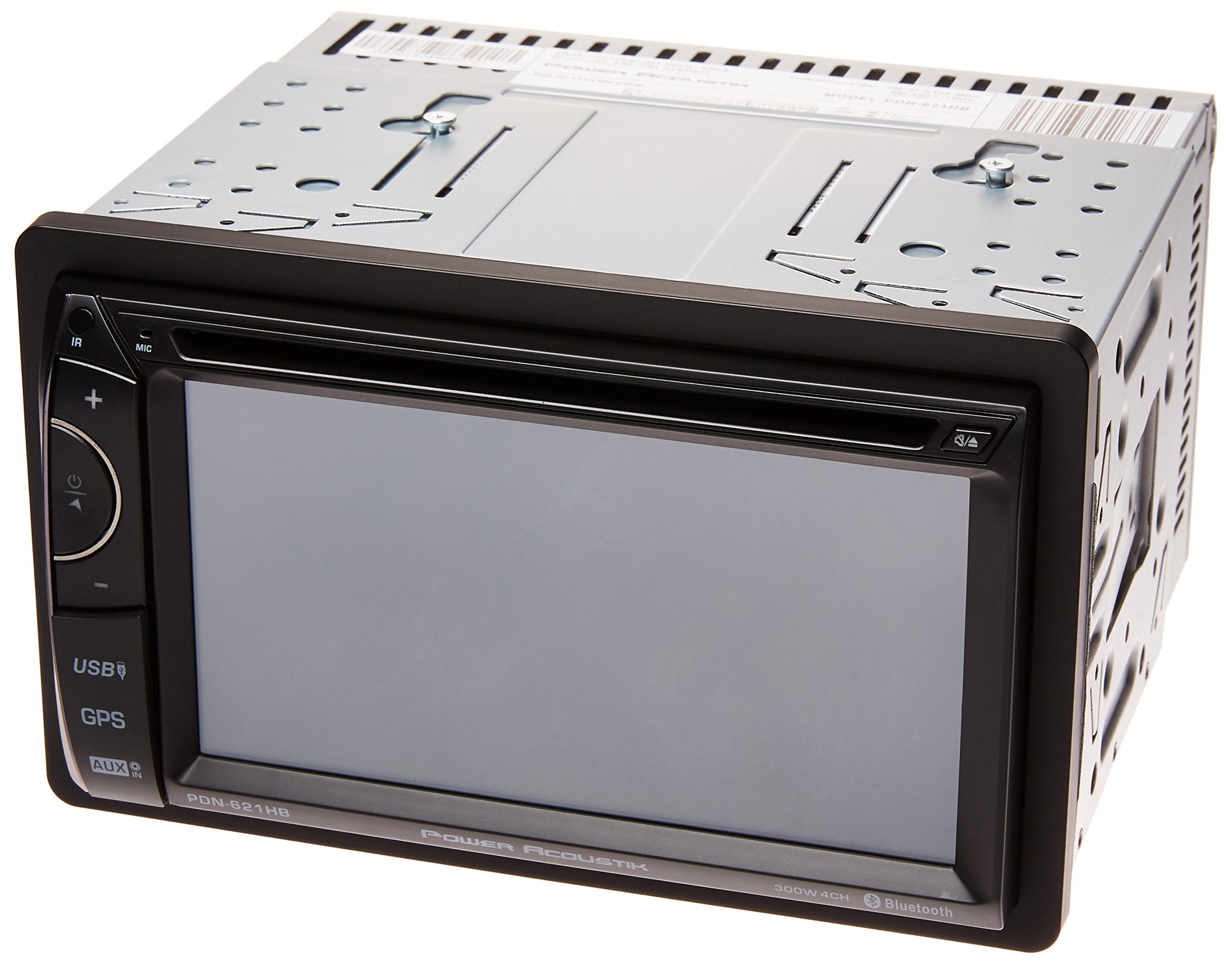 Power Acoustik PDN-621HB Navigation Receiver Double DIN DVD/CD/AM/FM/MP3/MP4 with 6.2" LCD Touchscreen