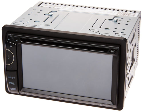 Power Acoustik PDN-621HB Navigation Receiver Double DIN DVD/CD/AM/FM/MP3/MP4 with 6.2" LCD Touchscreen