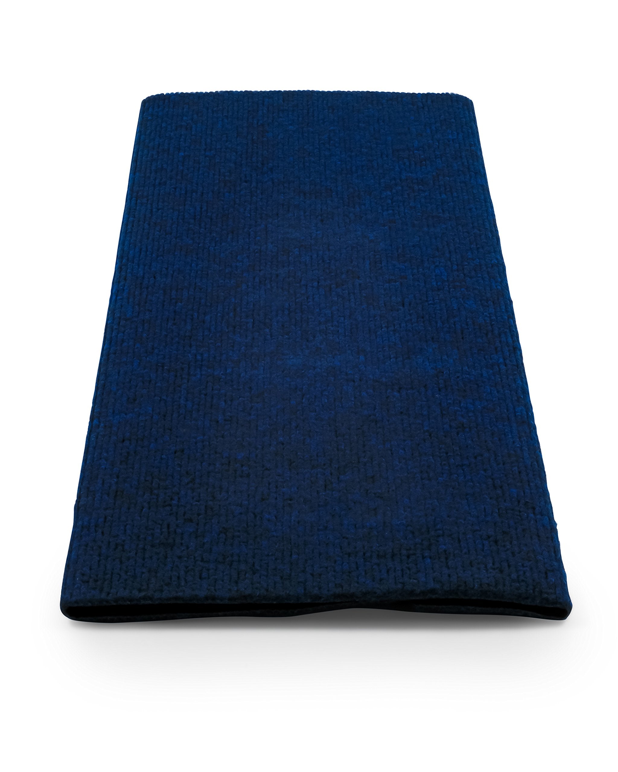 RV Step Rug Camco 42910 (Premium Wrap Around, 100% Polyester (22" x 23") - Blue)