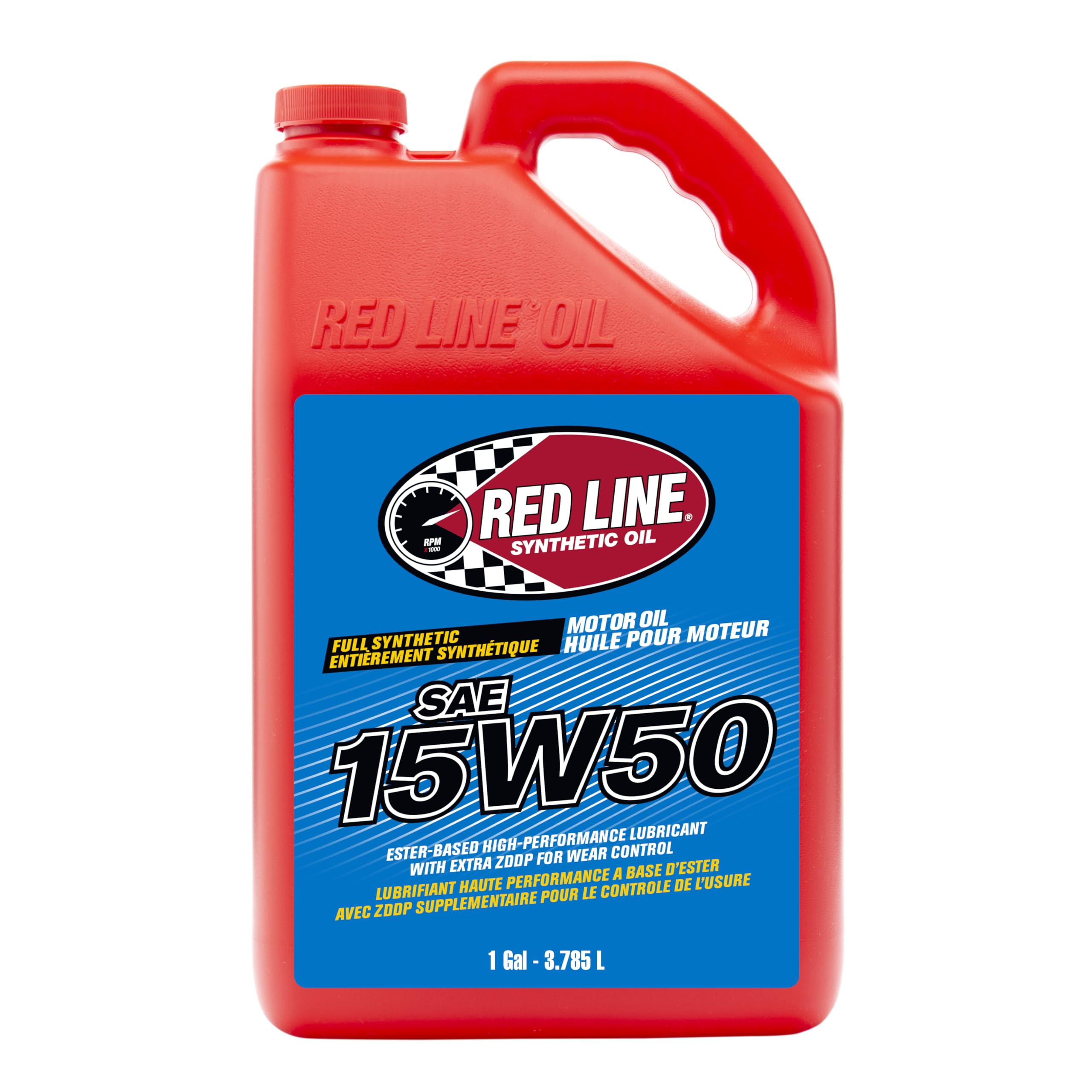 15W50 Red Line SAE Fully Synthetic Motor Oil - 1 Gallon