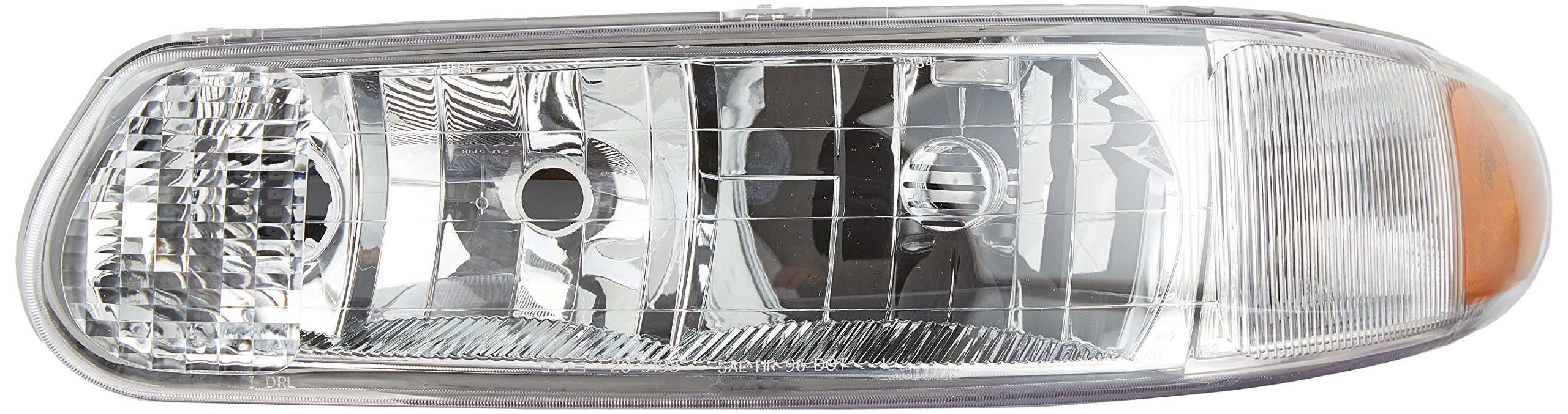 Left TYC Headlight Assembly Compatible with 1997-2004 Buick Regal