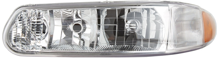 Left TYC Headlight Assembly Compatible with 1997-2004 Buick Regal