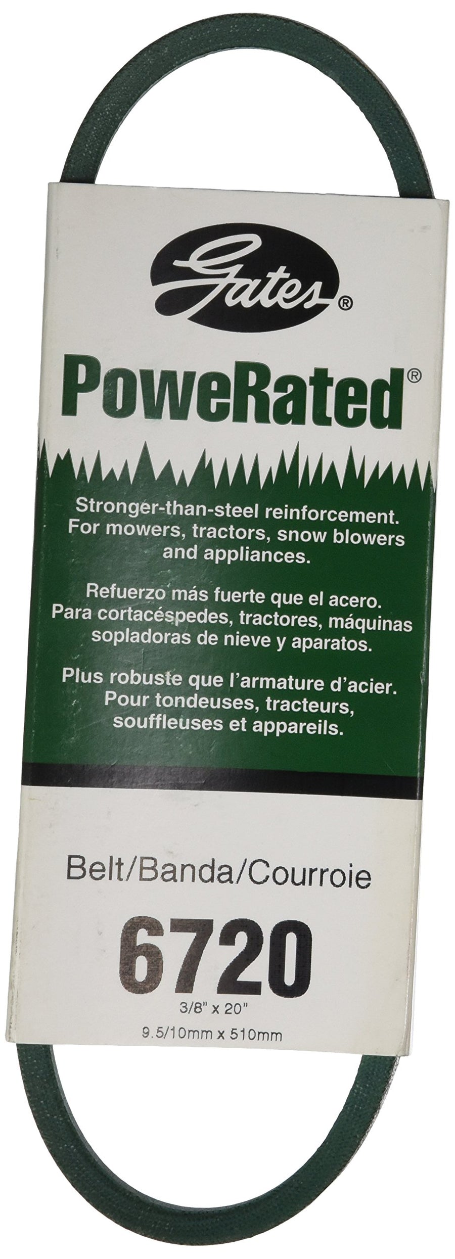 Gates Powe Rated 6720 Fhp Medium Horse Power V Belt
