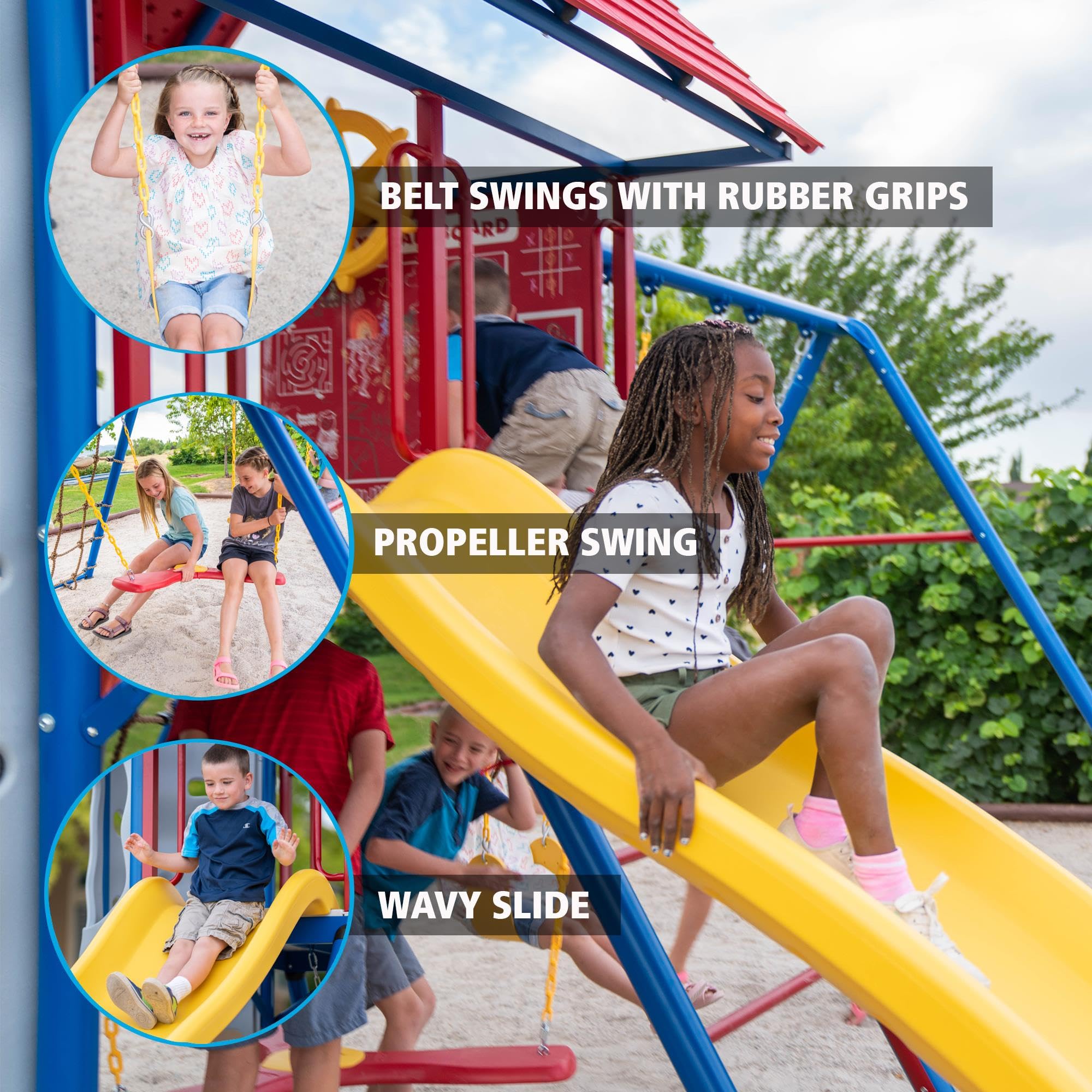 Big Stuff Lifetime Swing Set Playset, Primary